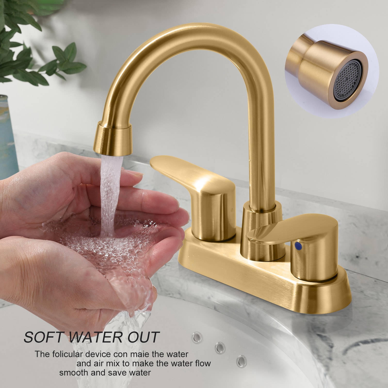 WOWOW 2321800G-LW Lavatory-Faucets - View #3