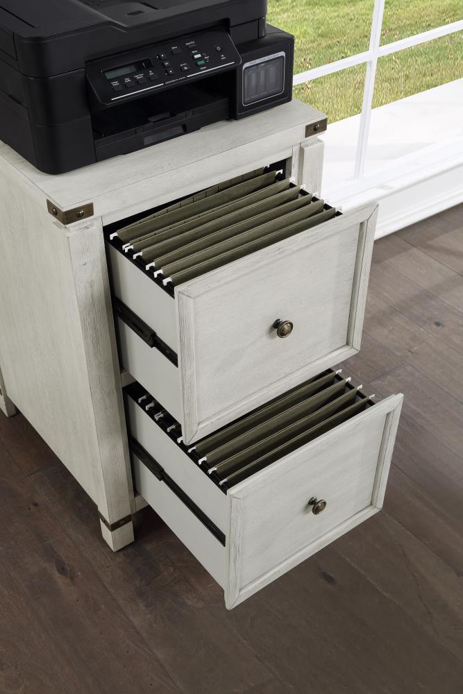 OSP Home Furnishings BTF2937-CO Baton rouge Champagne oak 2 -Drawer 19-in File Cabinet