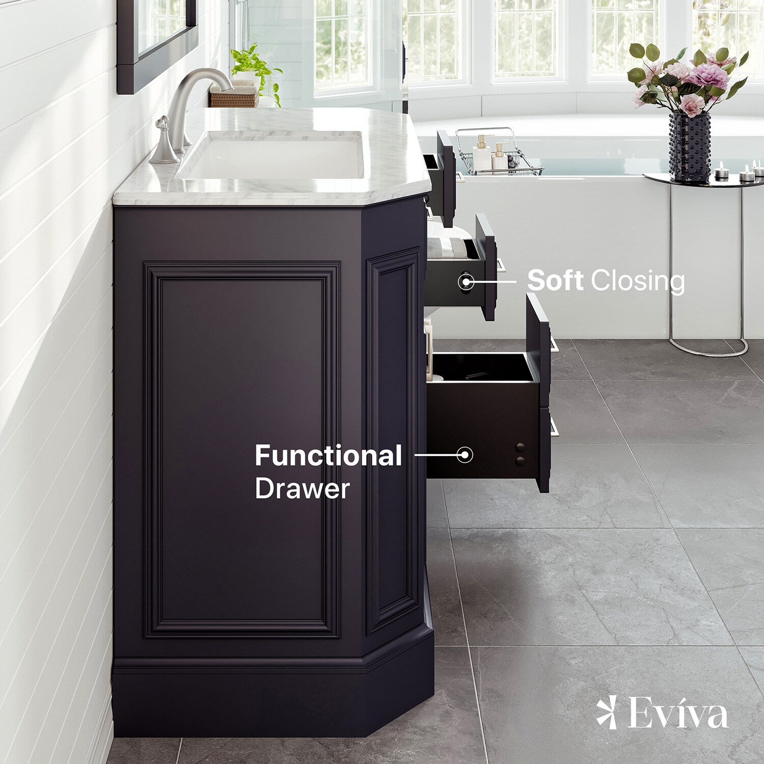 Eviva EVVN188-42DG Bath-Vanity-Combo - View #5