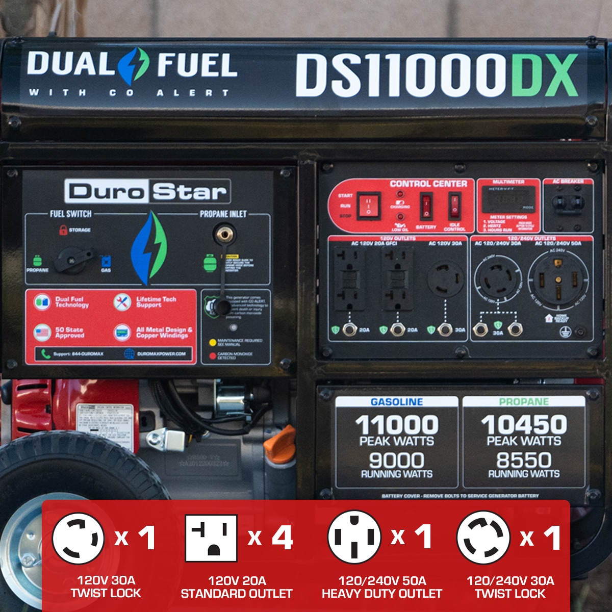 DuroStar DS11000DX Portable-Generators - View #7