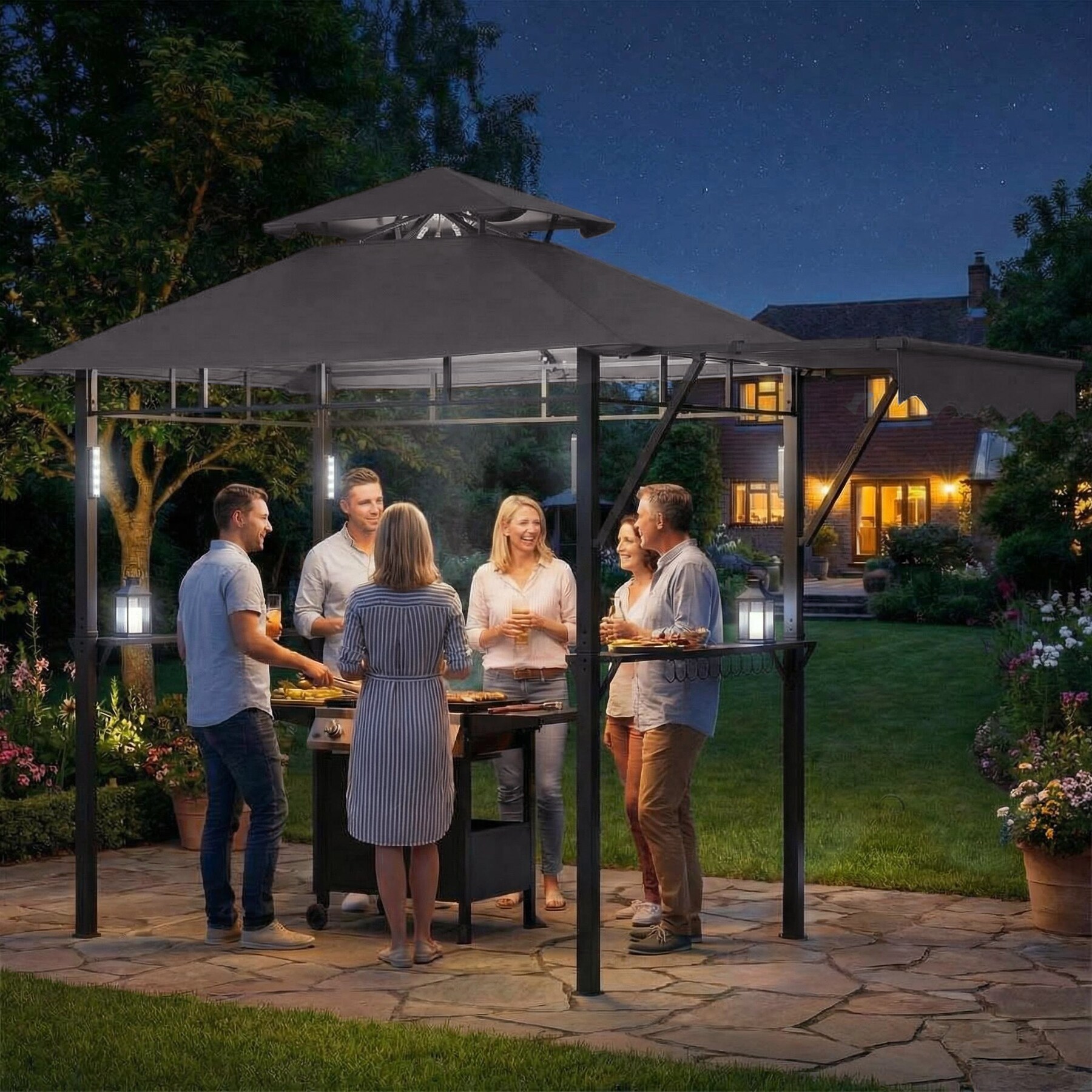 Garvee LOW-AG006 Wood-Resin-Gazebos - View #4