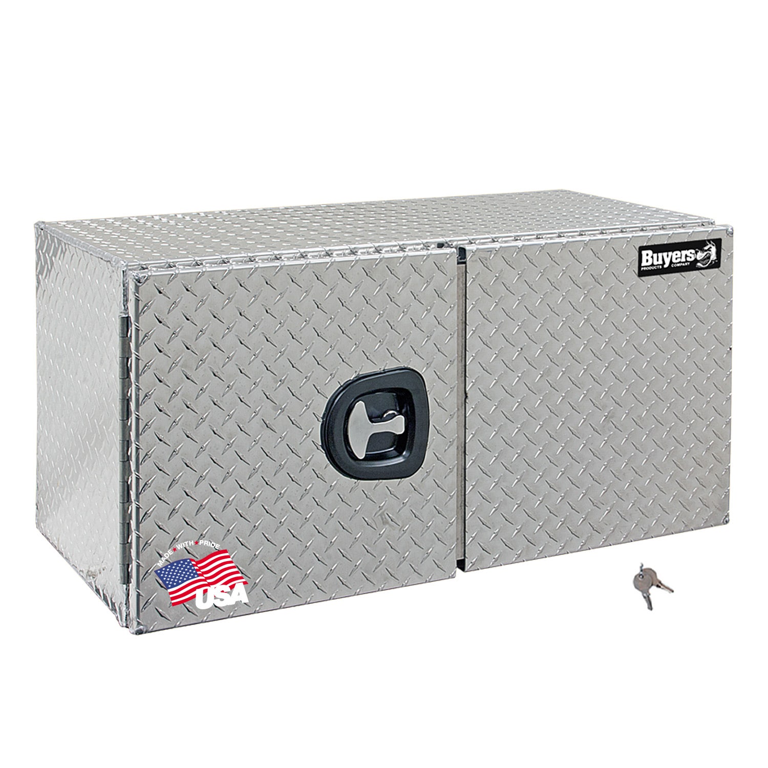 Buyers Products 1702235 36-in x 24-in x 24-in Diamond Tread Aluminum Underbody Truck Tool Box