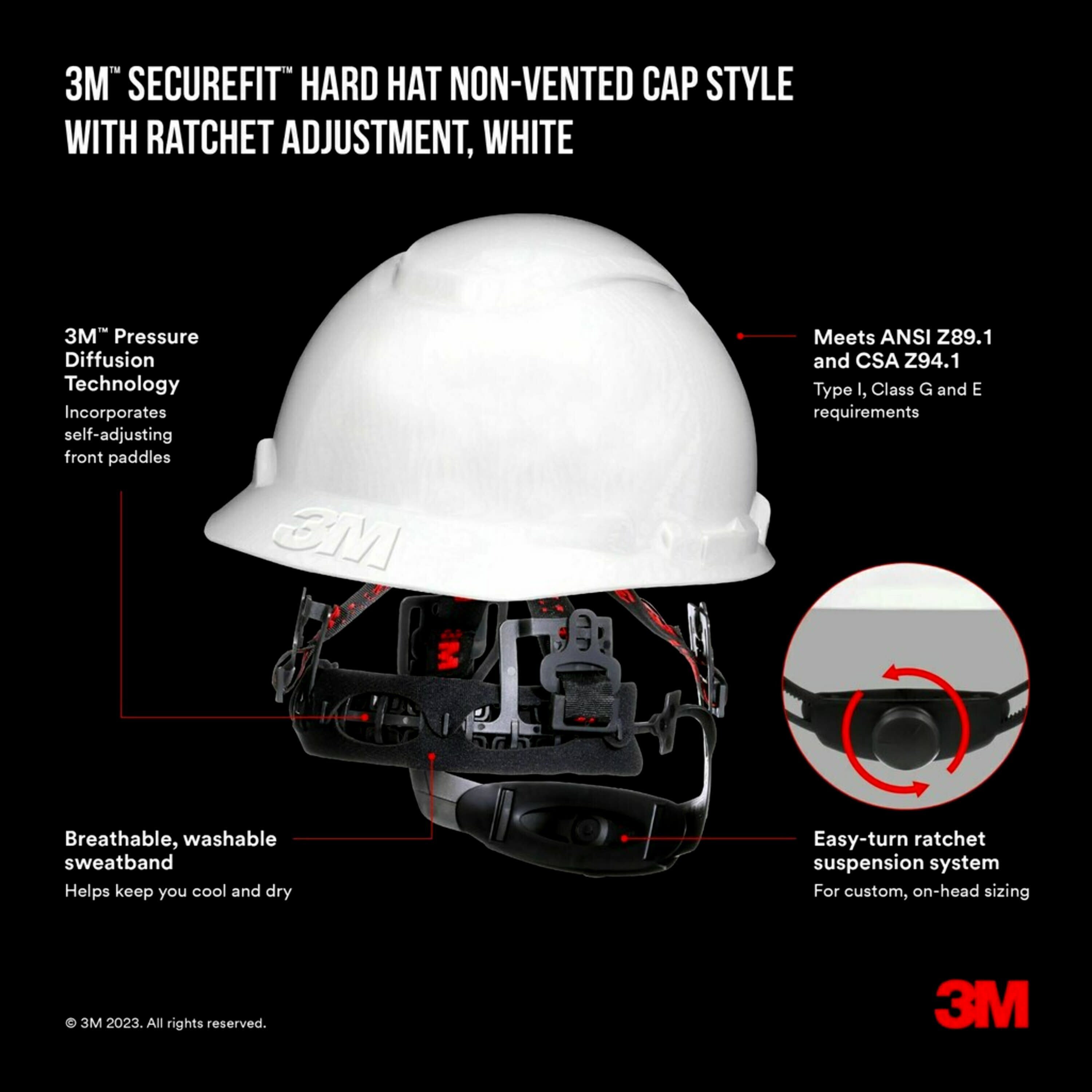 3M CHH-R-W6-SL Safety-Hats - View #5