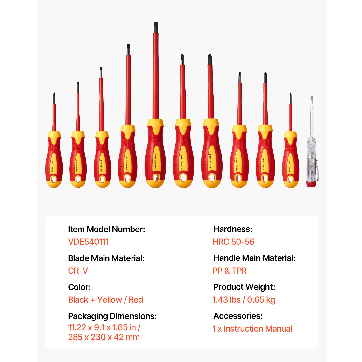 VEVOR SCJYGJTZ11PC06637V0 Screwdrivers-Individual - View #7