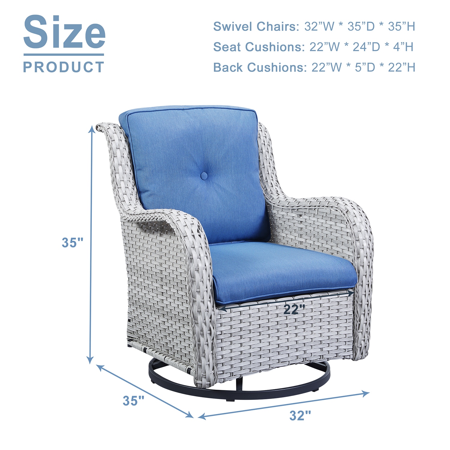 Rilyson FS071-2 Patio-Chairs - View #7