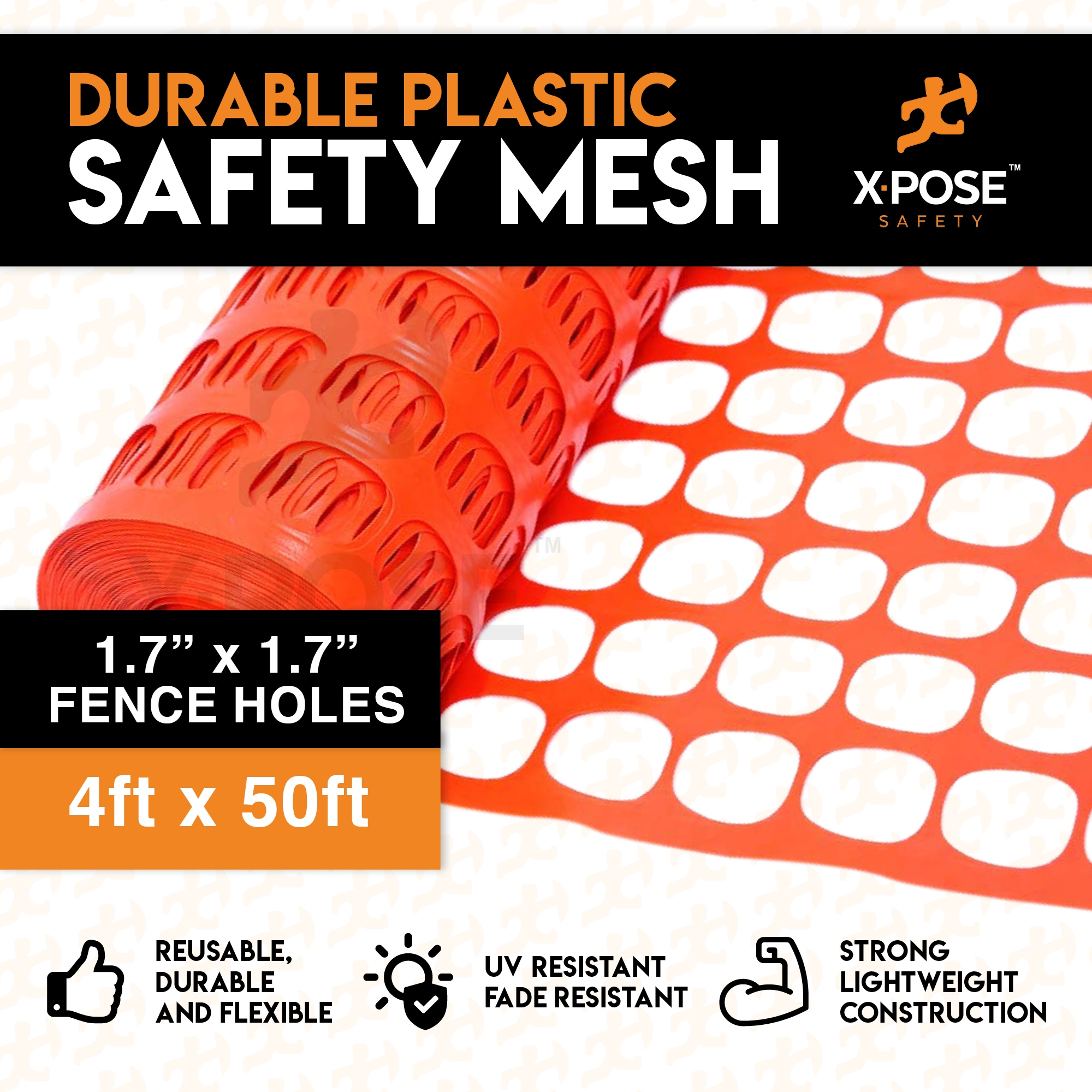 XPOSE SAFETY SFO-450-X Rolled-Fence - View #2