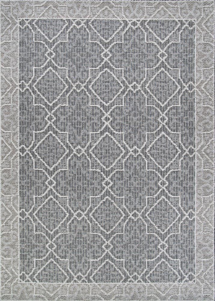 Couristan Fresco Dutch Greystone-Cotton Indoor/Outdoor Area Rug