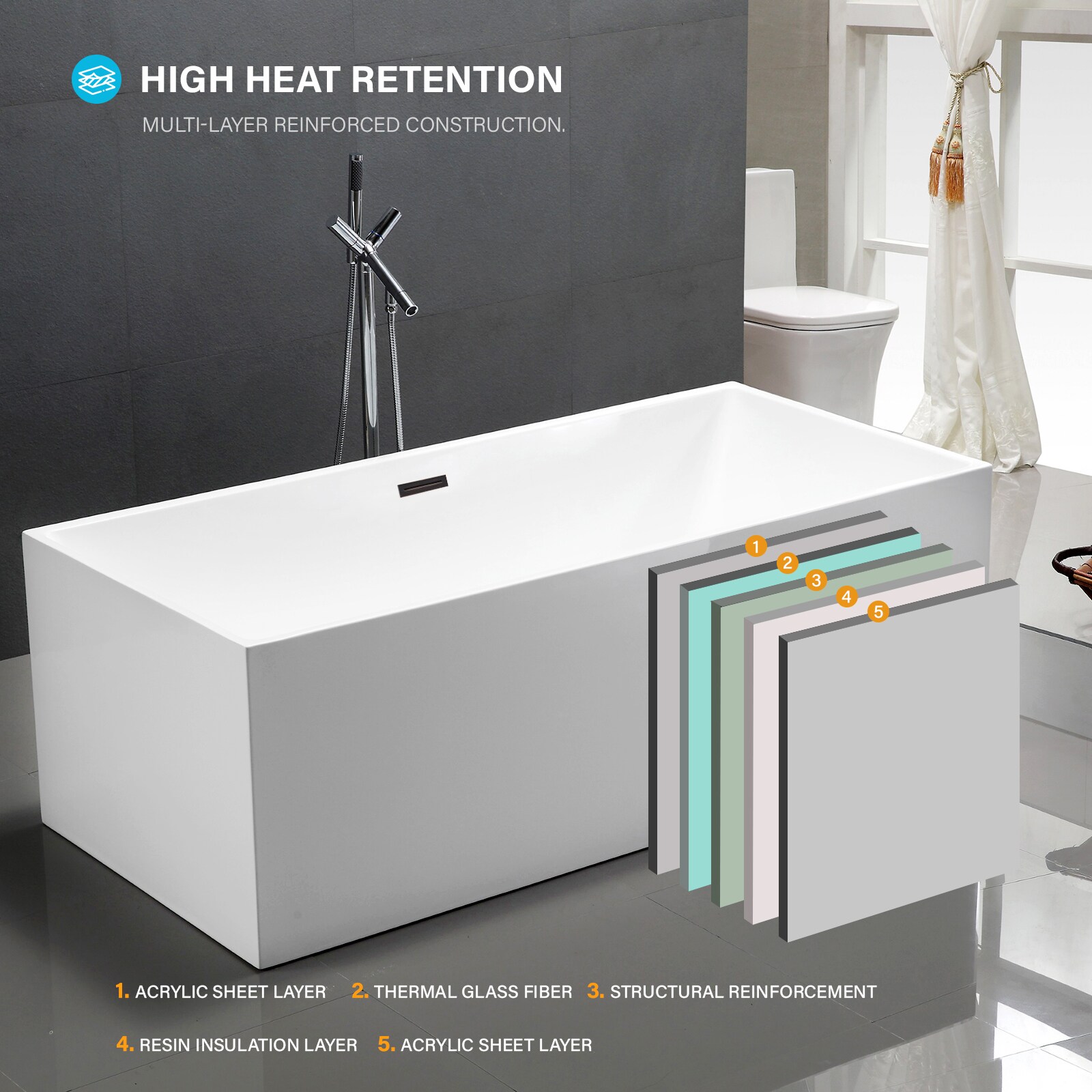 Vanity Art VA6813B-S-ORB bathtubs - View #5