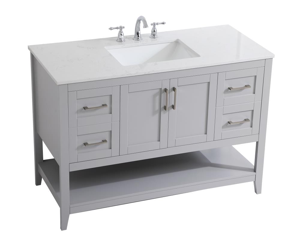 Elegant Decor FI48048GR Bath-Vanity-Combo - View #4