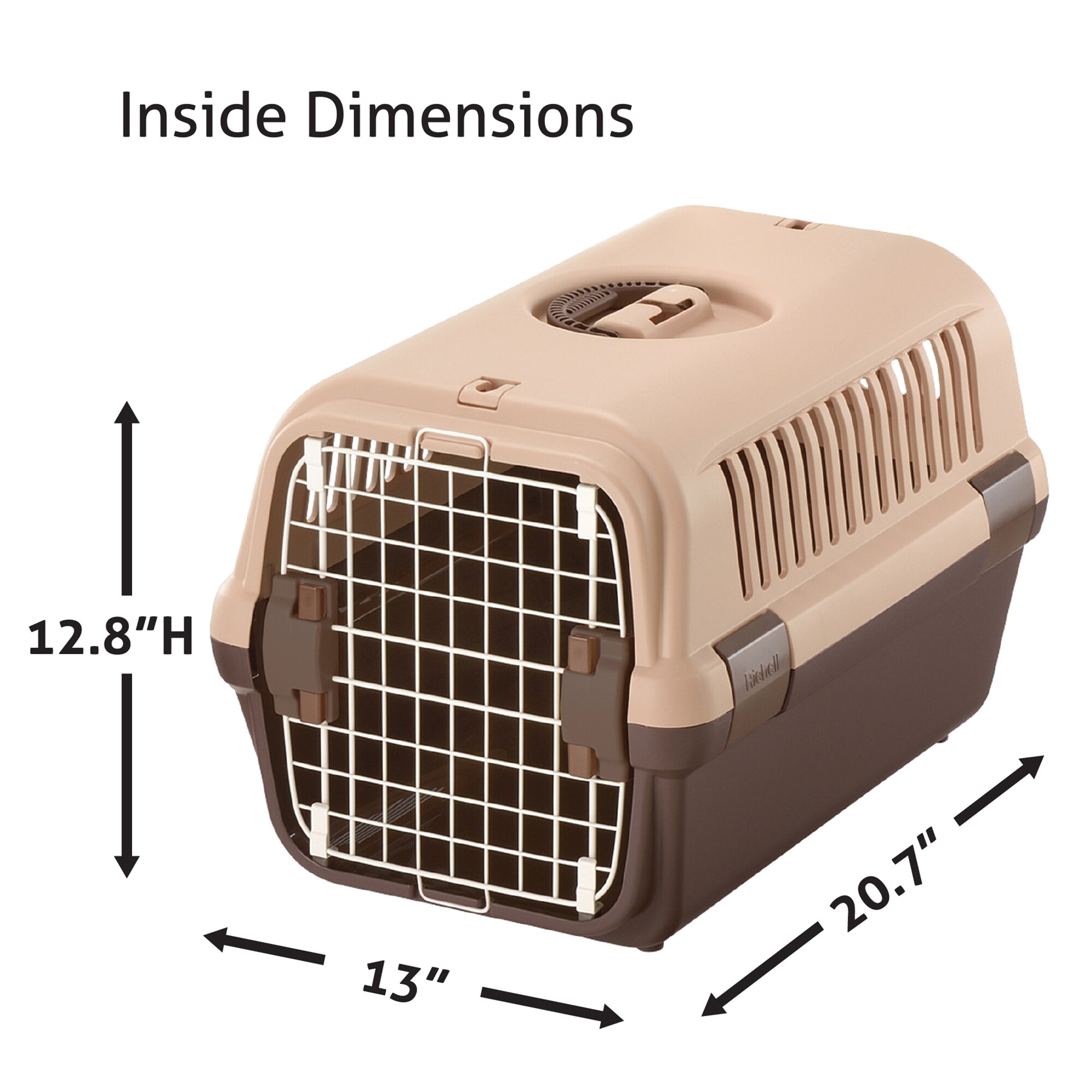 19 Portable Pet Travel Carrier Crate Tote Box Plastic Cat Small Dog Cage  Kennel