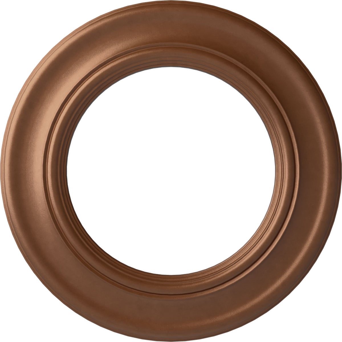 Ekena Millwork CM20HOPOS Holmdel 20.875-in W x 20.875-in L Painted Polished Copper Polyurethane Whole Ceiling Medallion