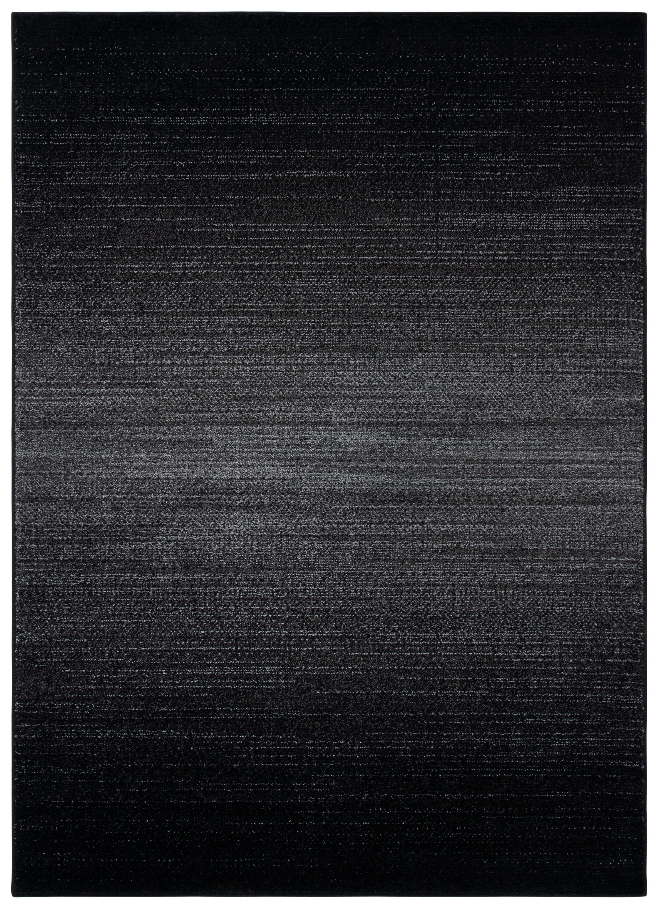 Safavieh ADR183F-4 Adirondack 4 x 6 (ft) Loomed Polypropylene Black/Gray Rectangular Indoor Abstract Industrial Area rug