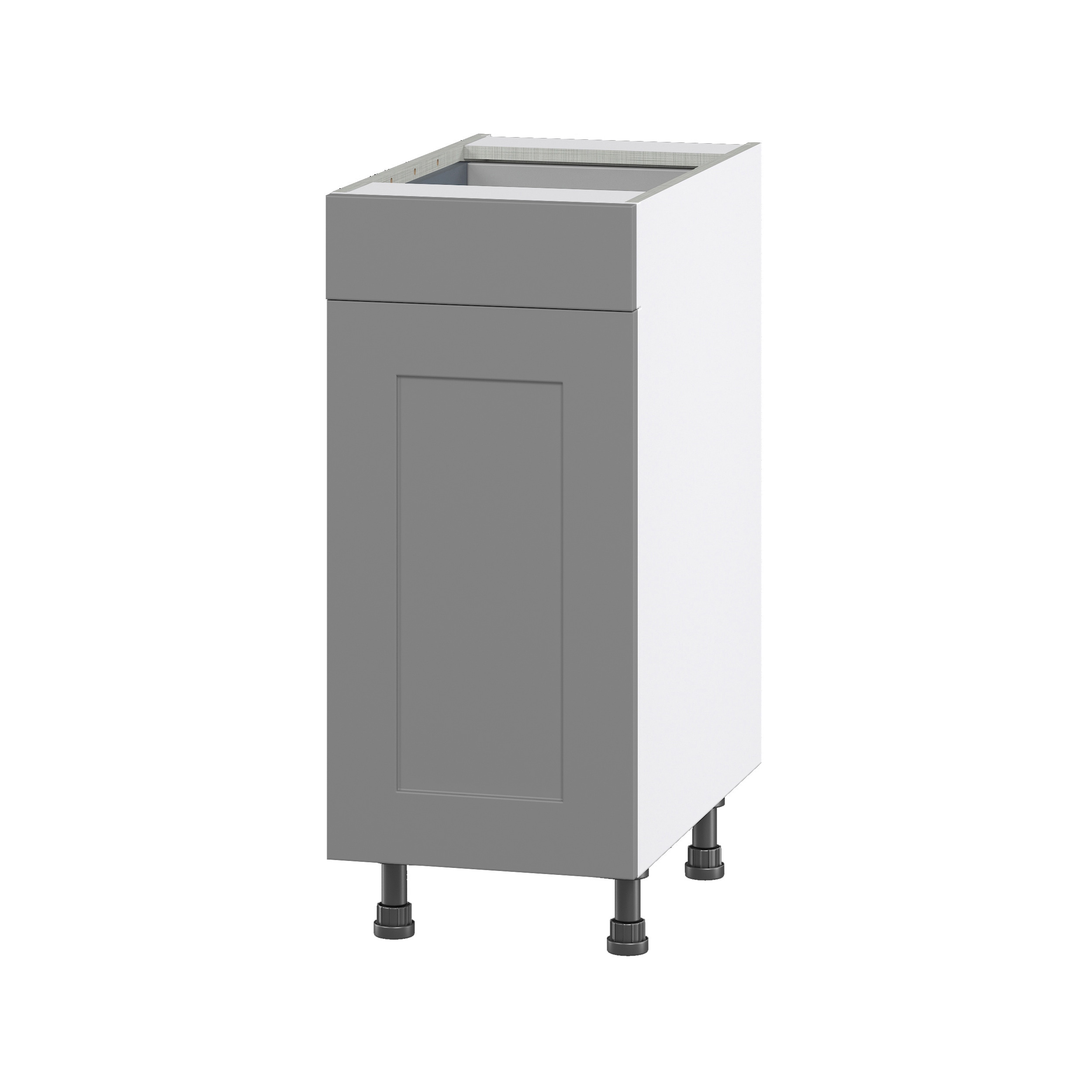 Hugo Borg Beaumont 15 in W x 34.5 in H x 24 in D Slate Gray Door