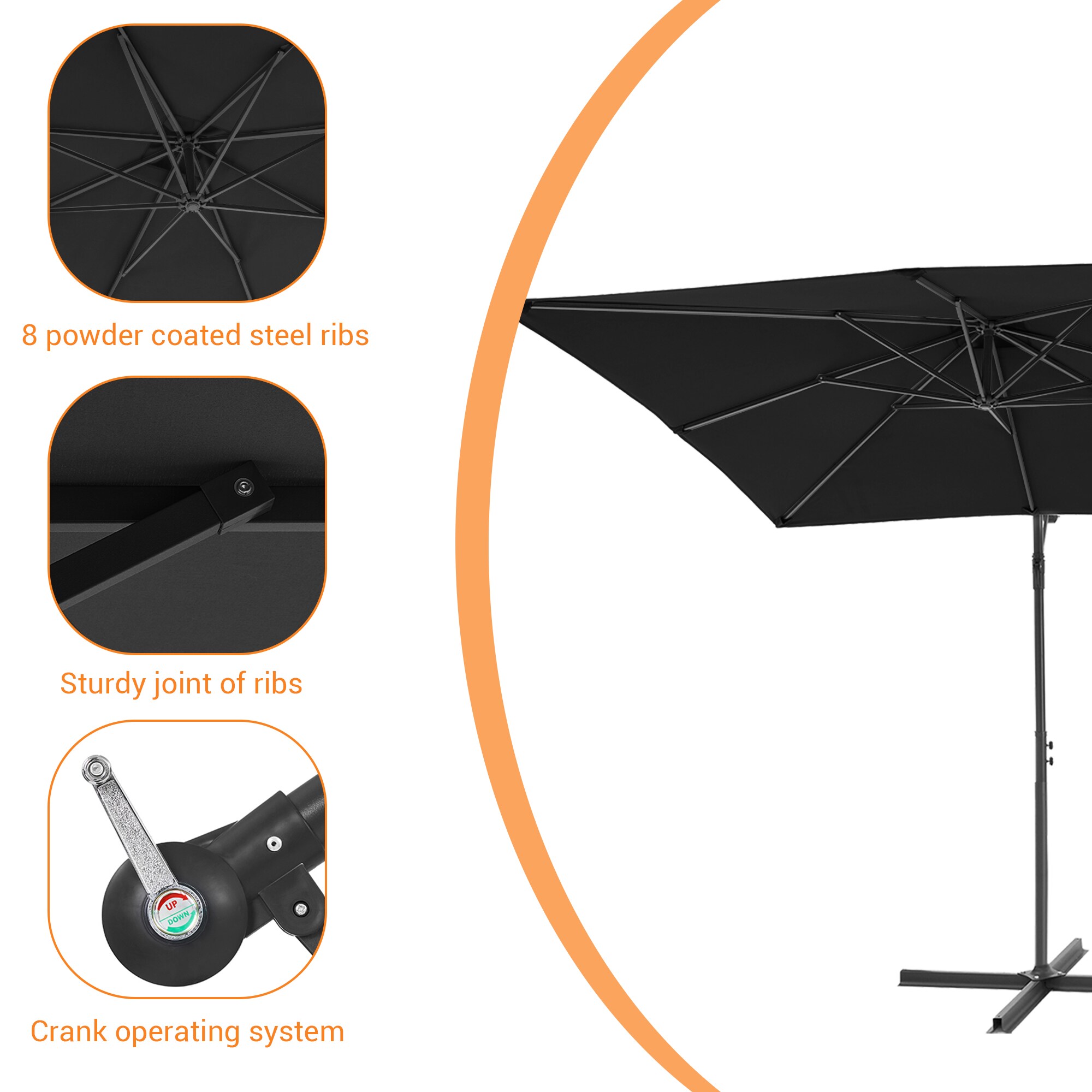 ACEGOSES LW-55BK Umbrellas-2 - View #2
