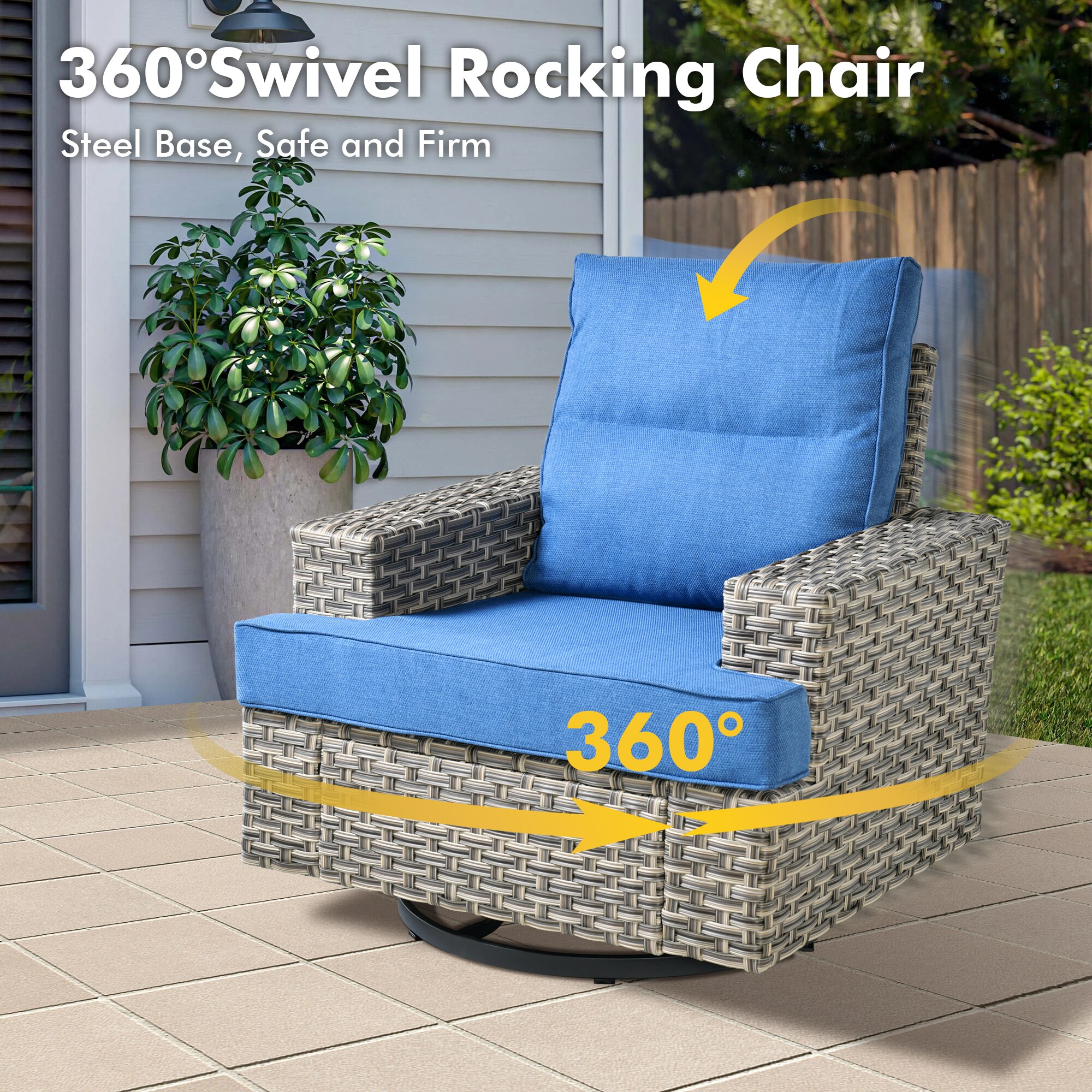 Ovios TS508Y Patio-Conversation-Sets - View #3