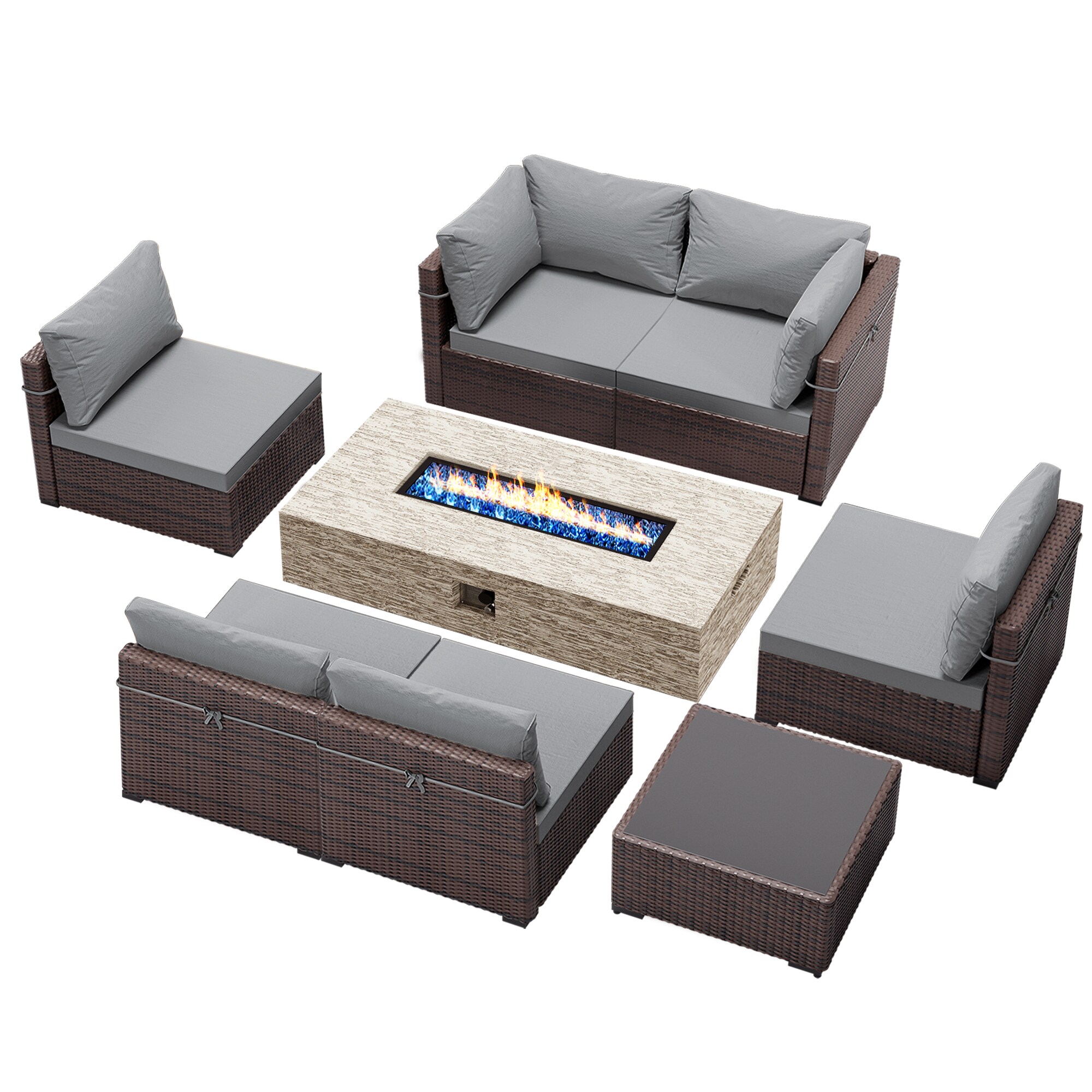 Patio Watcher LS-RT7-56HBE-B4 Patio-Conversation-Sets - View #2