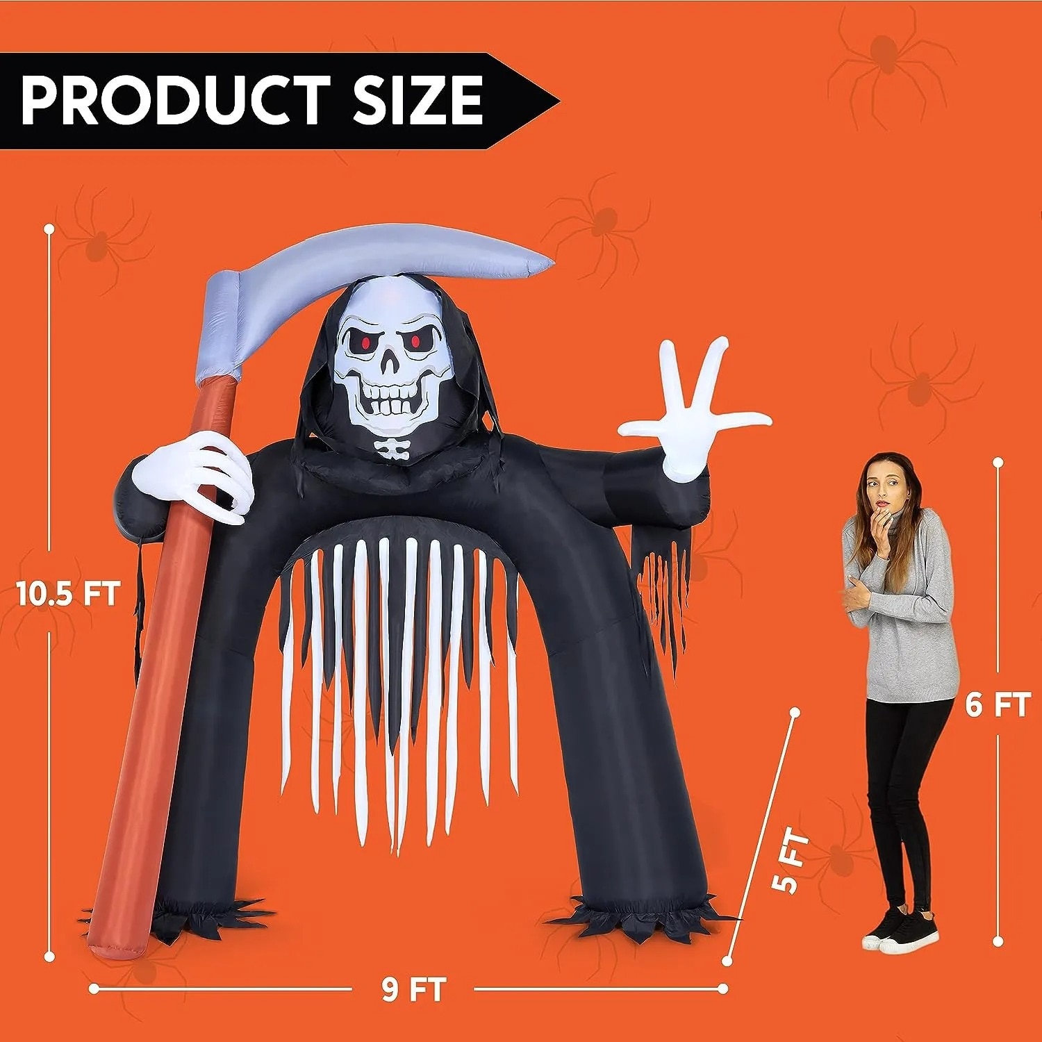 10.5-ft deals Lighted Reaper Inflatable