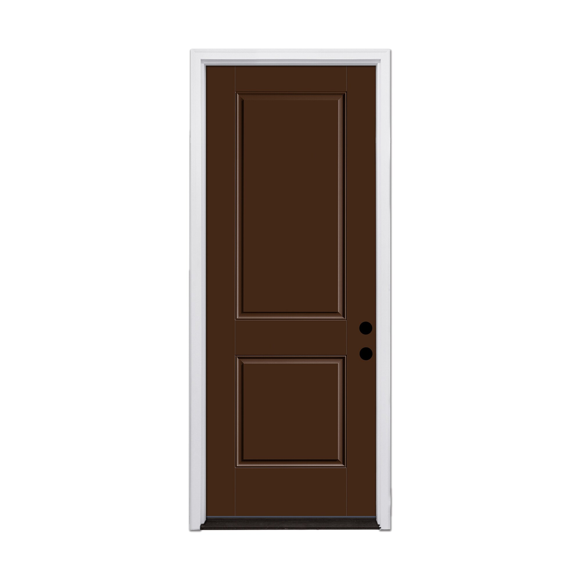 Therma-Tru Smooth Star 36-in x 96-in x 6-9/16-in Fiberglass Left-hand ...