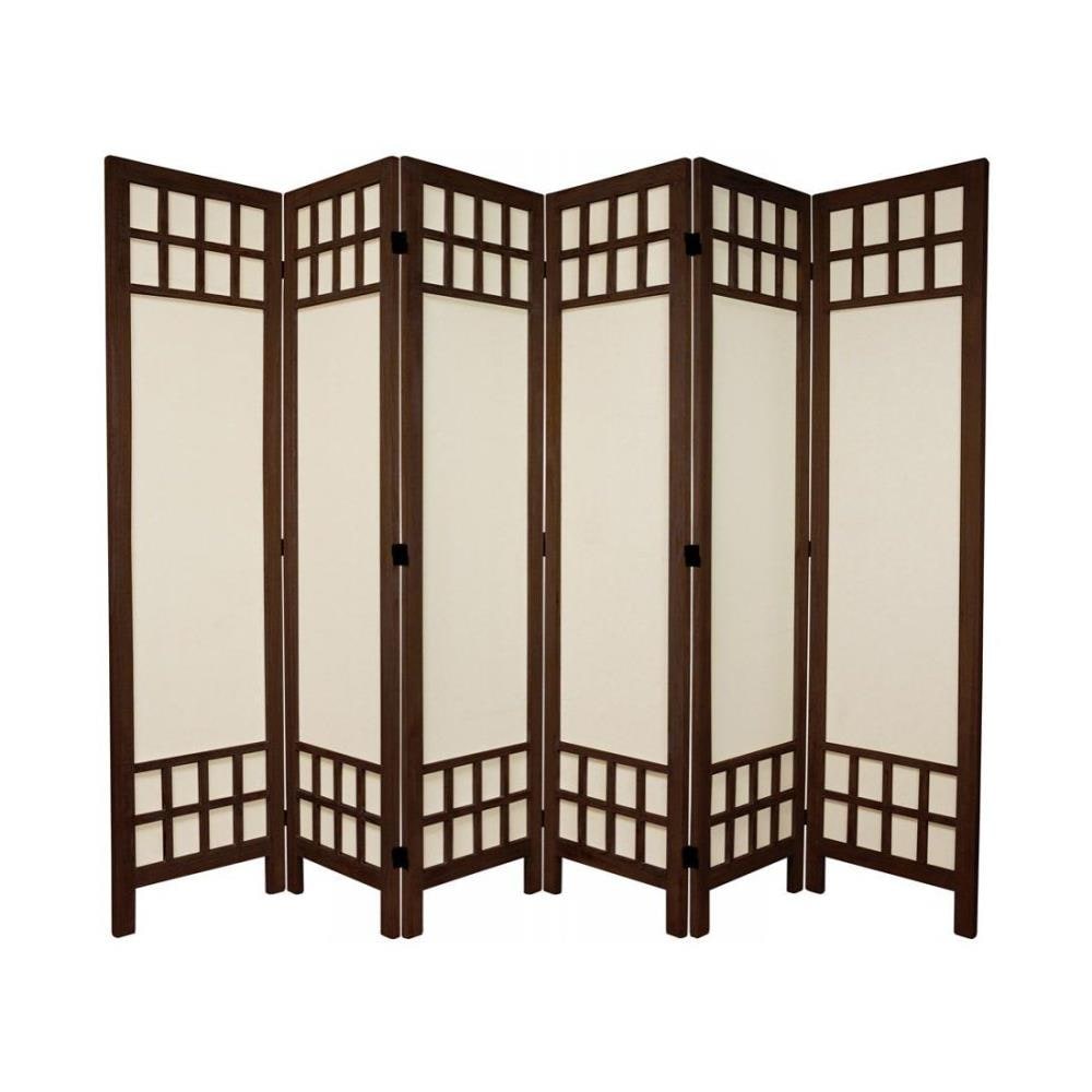 Oriental Furniture 6 ft Tall Open Lattice Room Divider