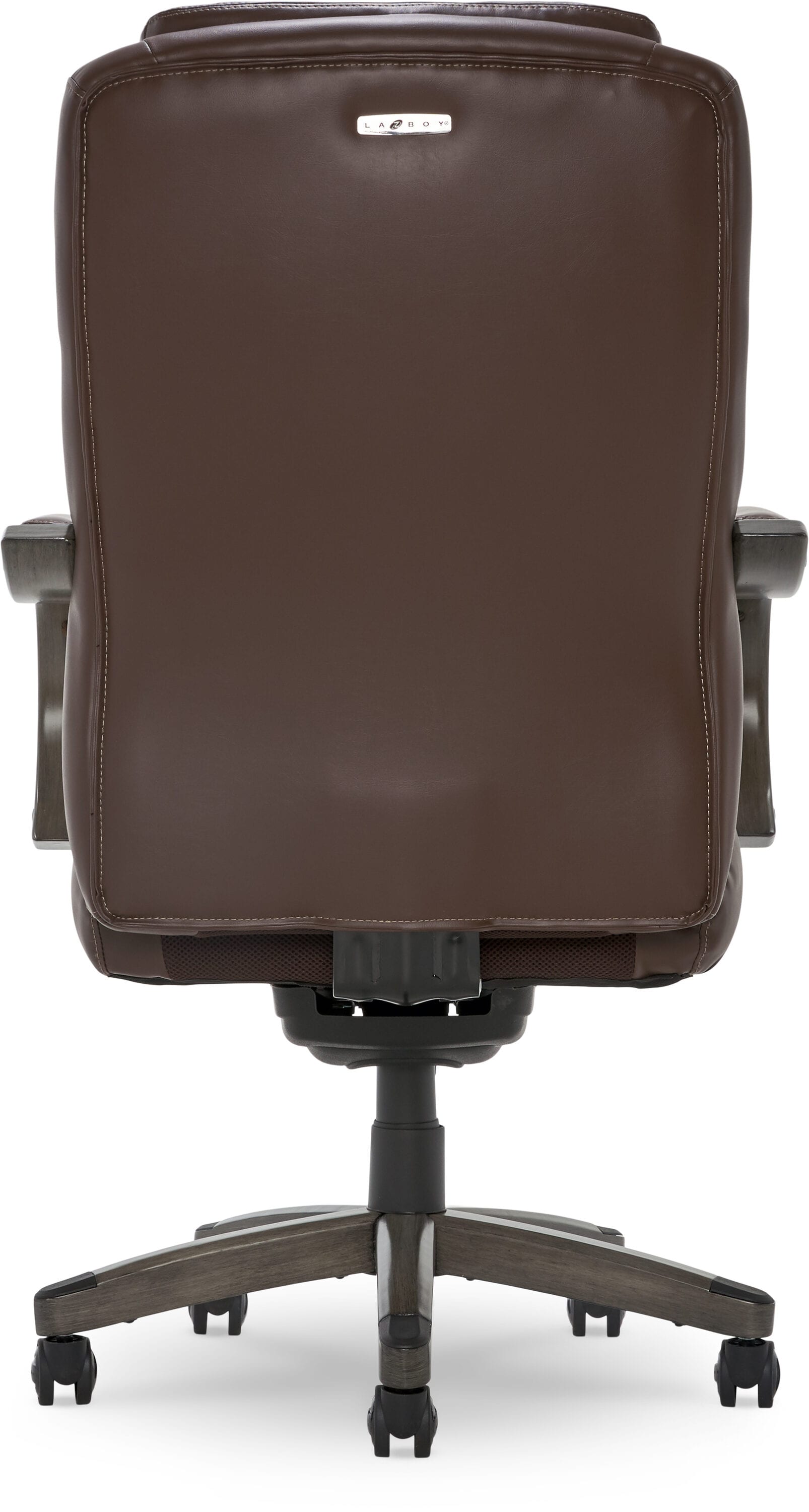 Chestnut Brown High-Back Executive Leather Office Chair
