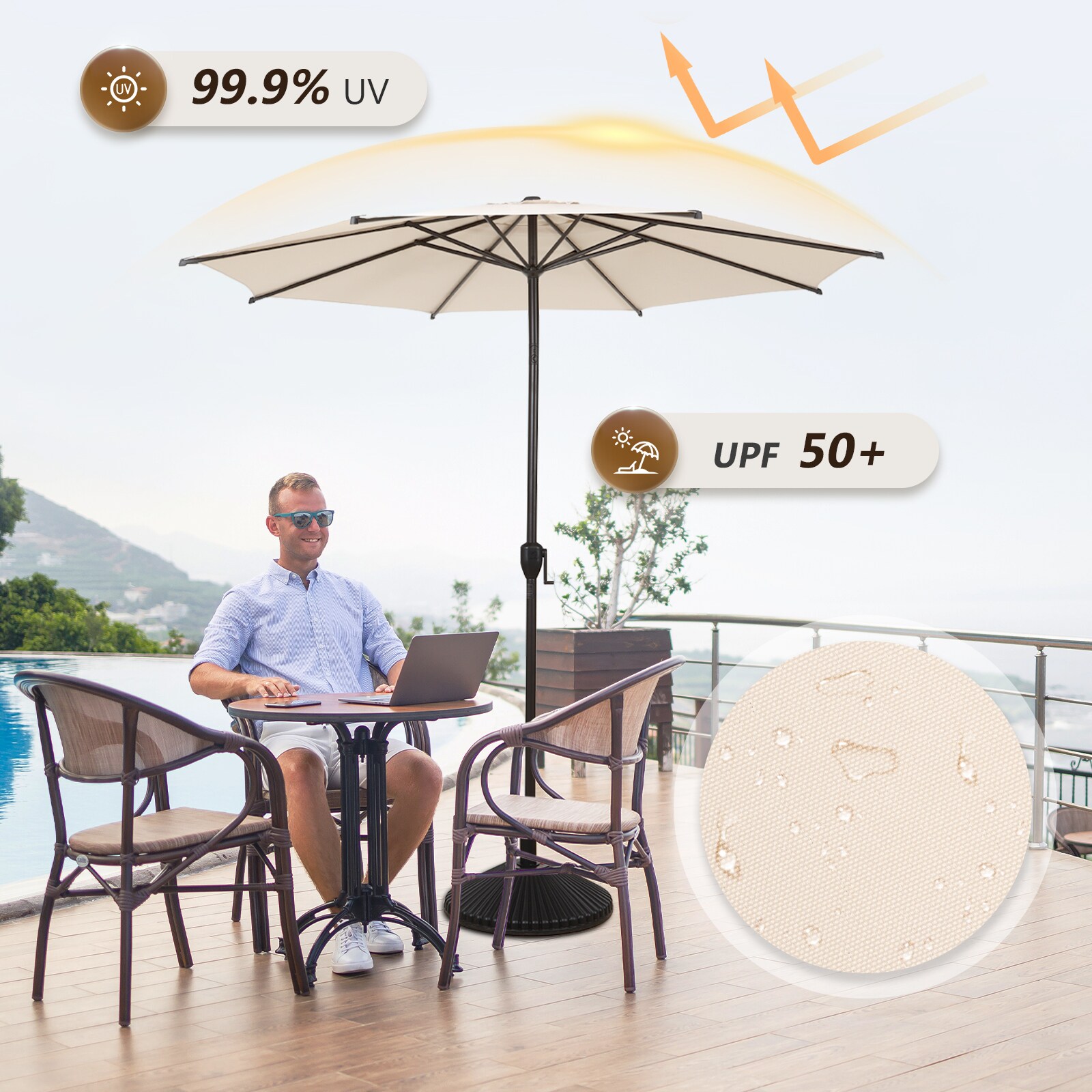 Abba Patio USABPU0100141 Umbrellas-2 - View #3