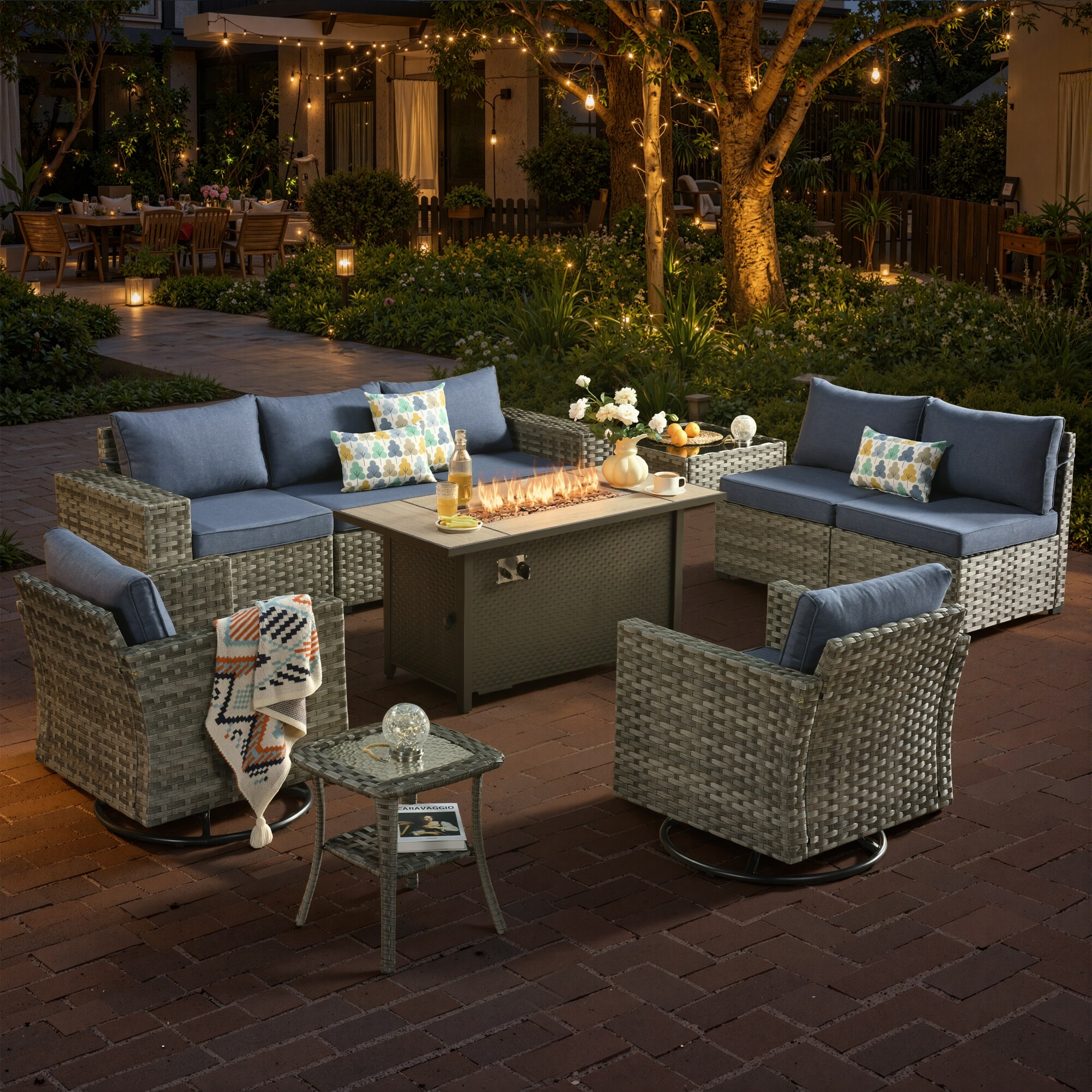 Pouuin SRFPYZBBR3-10 Patio-Conversation-Sets - View #2