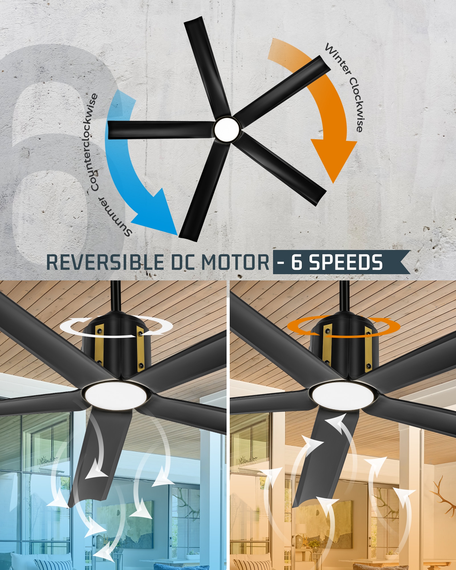 LTMATE LSLT-CF02-BK Ceiling-Fans - View #5