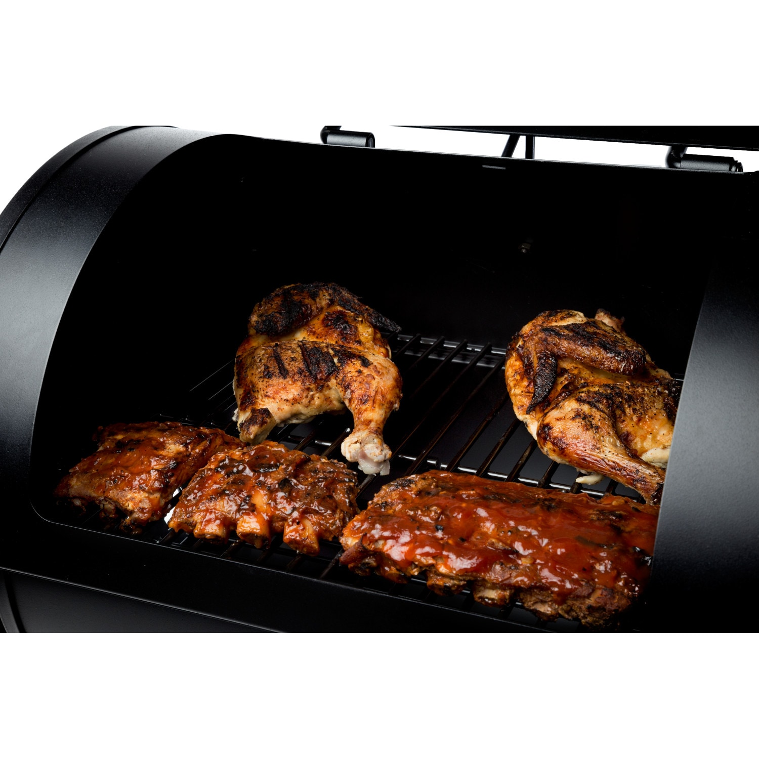 Dyna-Glo Signature Series 1382-Sq in Black Vertical Charcoal Smoker in the  Charcoal Smokers department at