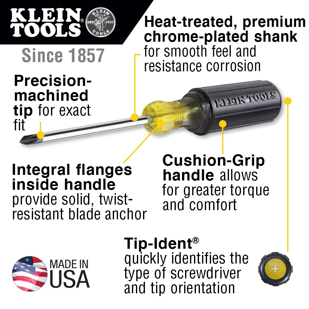 Klein Tools 85076 Screwdrivers-Individual - View #3