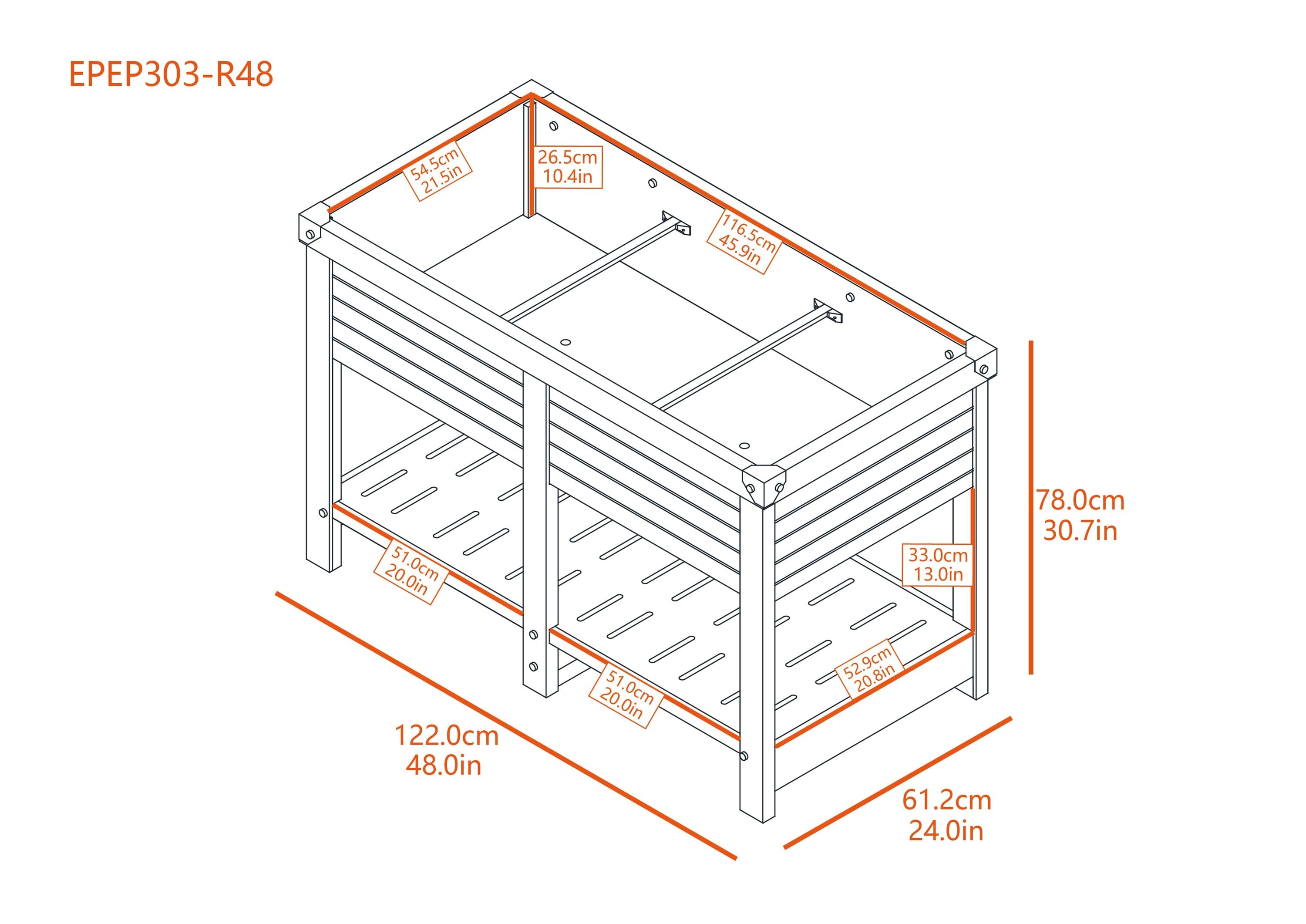 New Age Garden EPEP303-R48 Planter-Window-Box - View #8