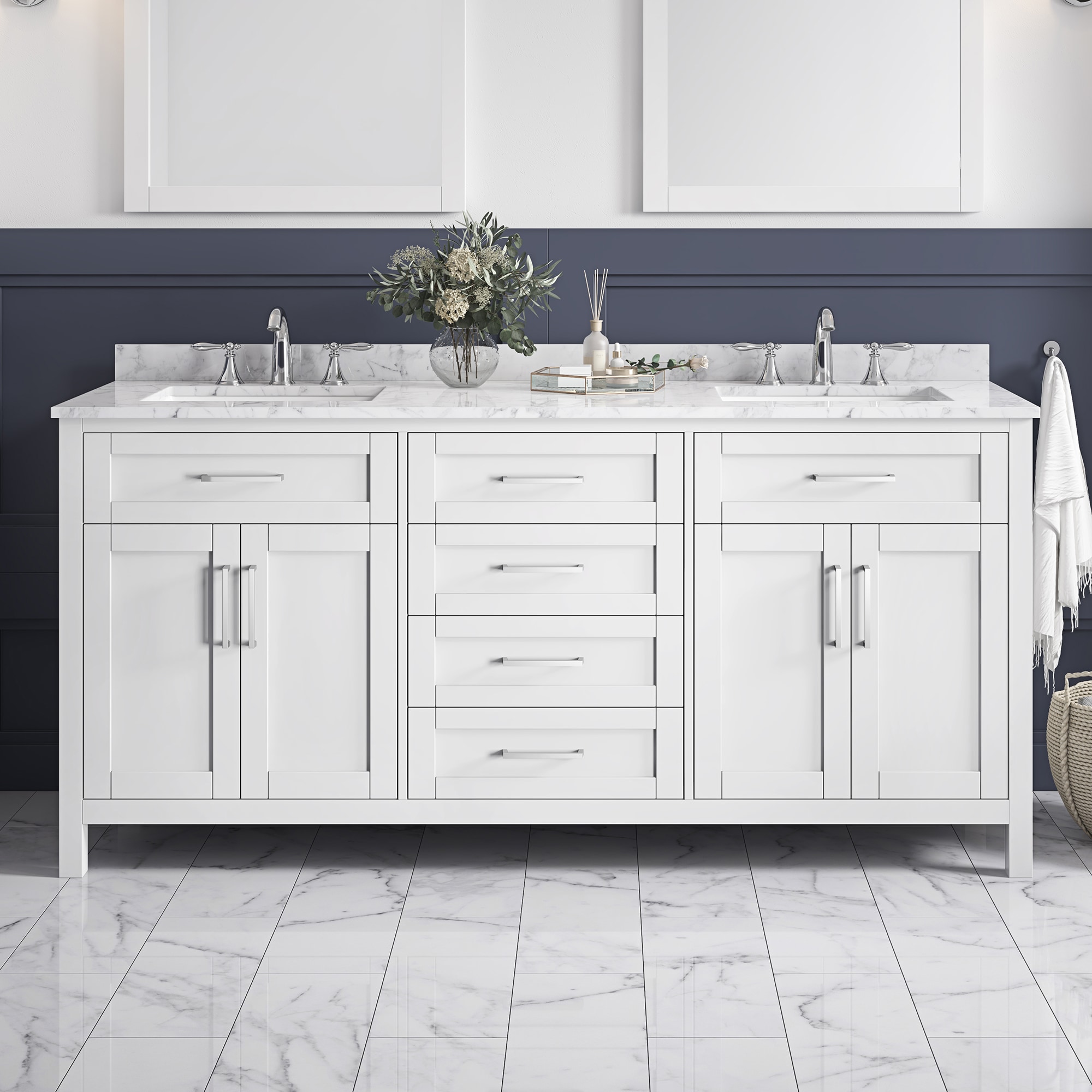 Lowes store double vanity