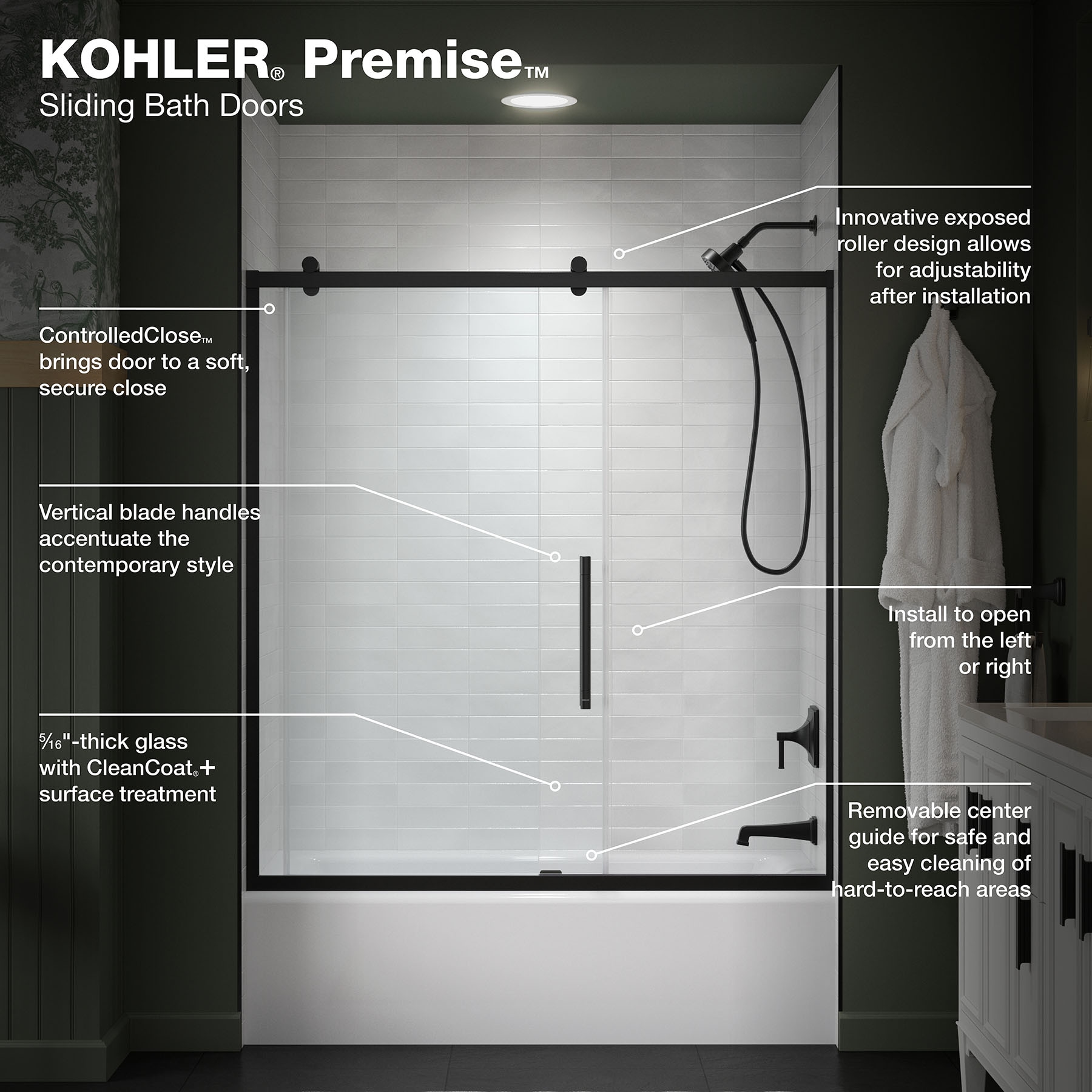 KOHLER 702473-8L-BL Bathtub-Doors - View #6