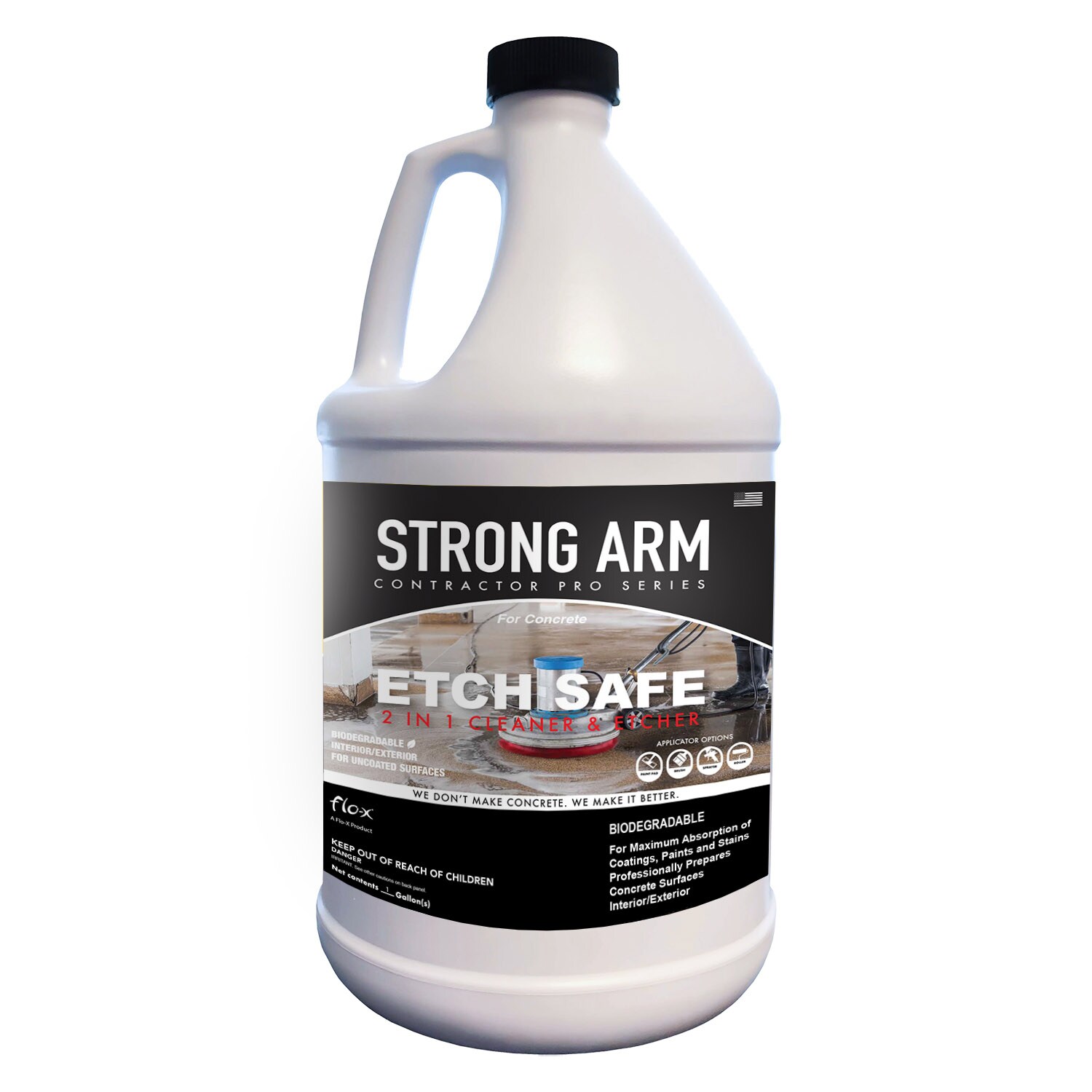 Flo-X 1013 Contractor Pro Series Interior/Exterior Cleaner and Etcher (1-Gallon)