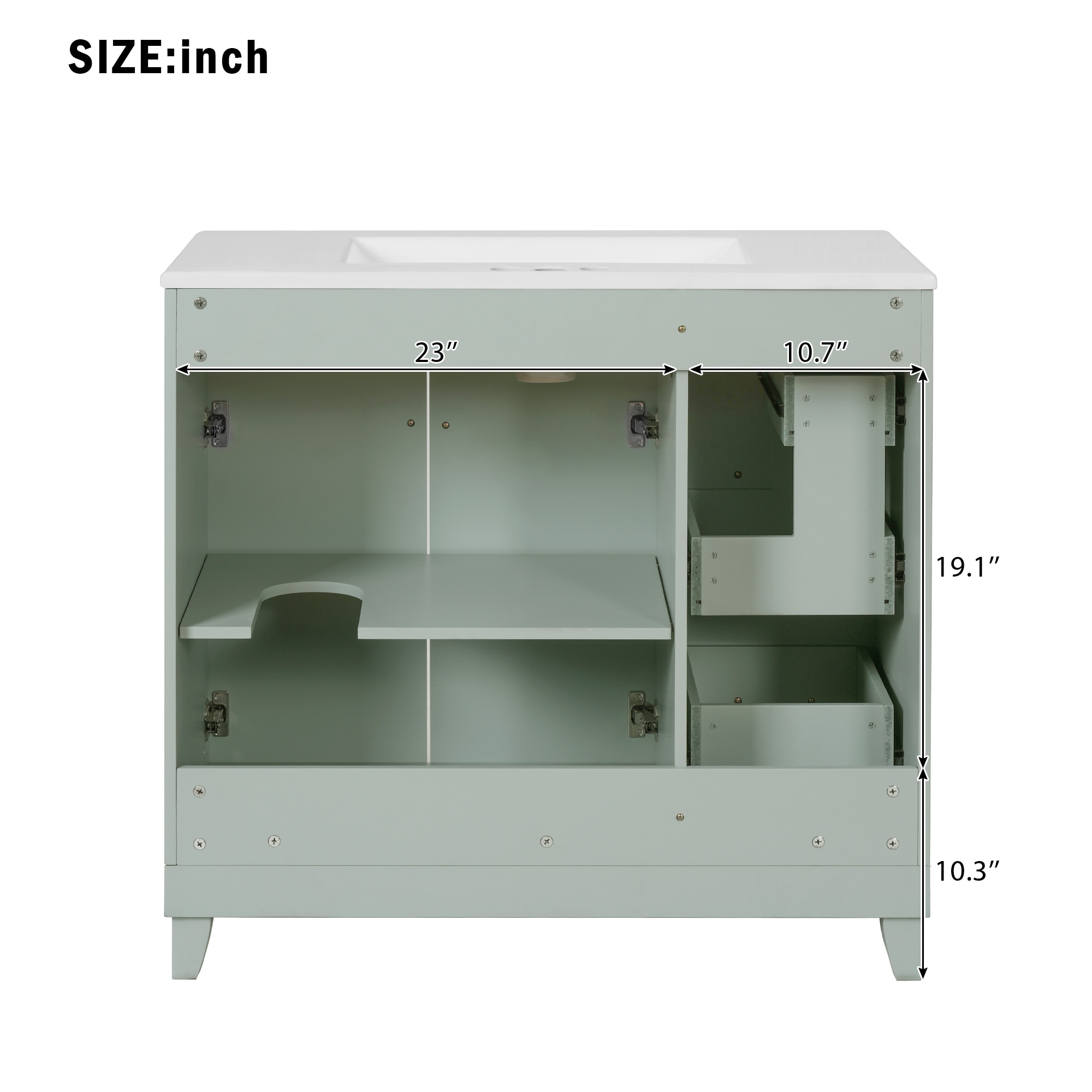 ModernLuxe L3P-N729P289163F Bath-Vanity-Combo - View #8