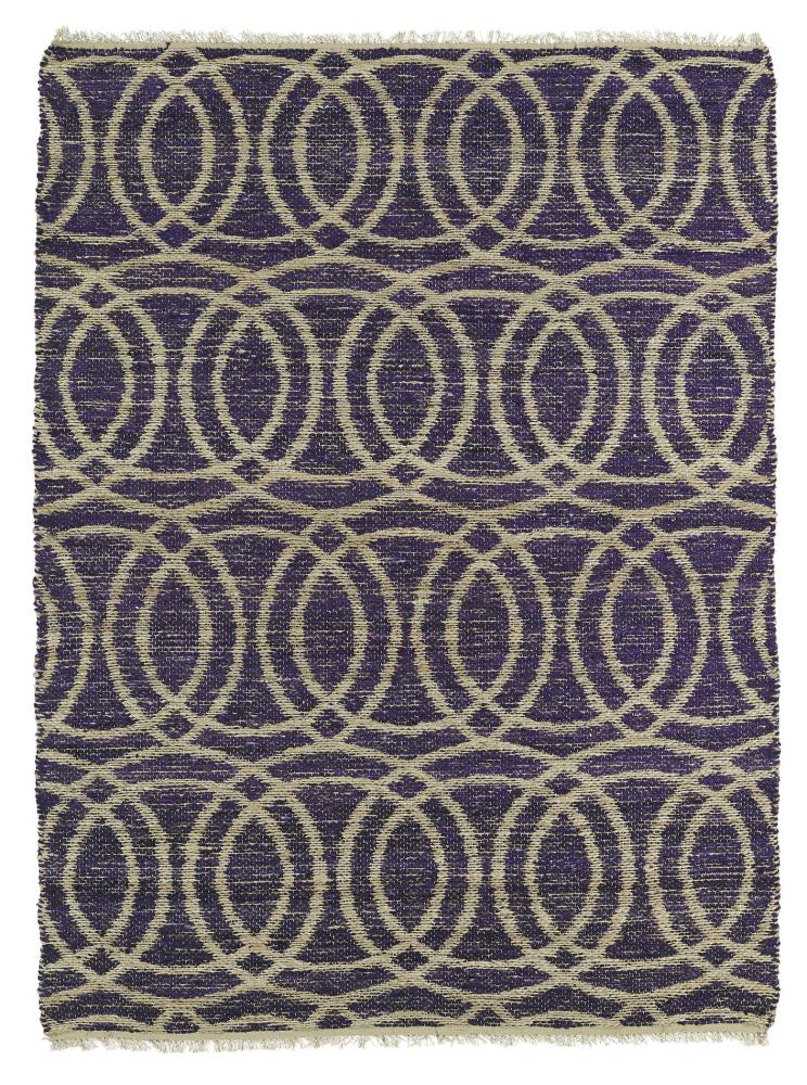 Kaleen Kenwood 8 x 9 Blue Indoor Geometric Oriental Handcrafted Area Rug