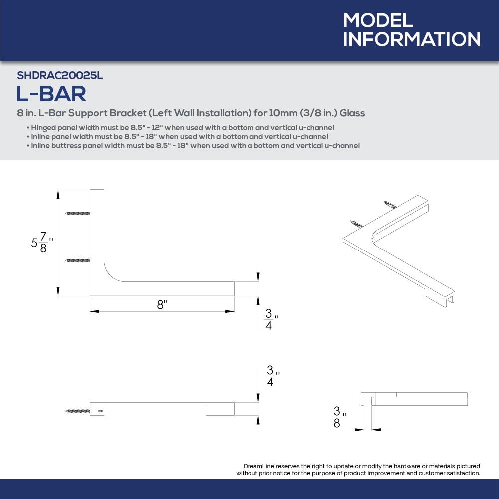 DreamLine SHDRAC2002501 Shower-Parts - View #2