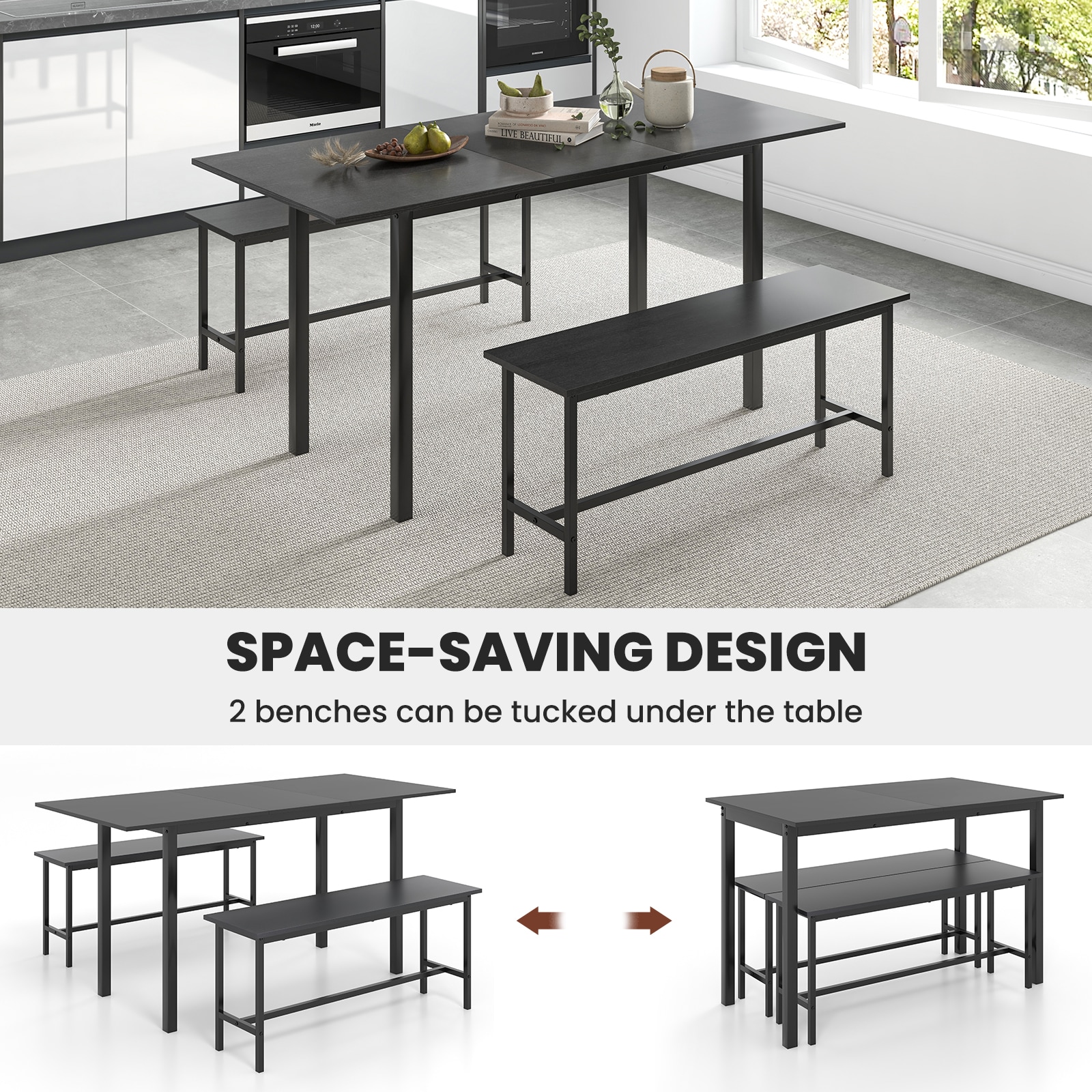 Poinic CWJ56879BK Dining-Sets - View #2