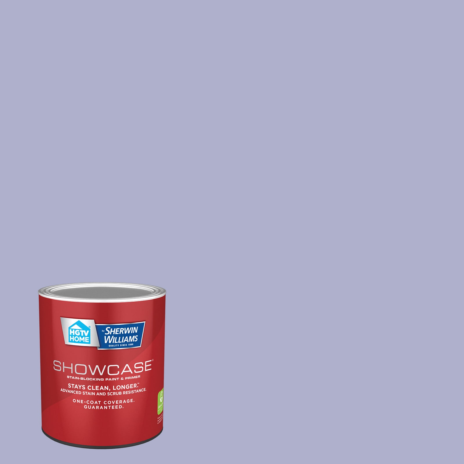 HGTV HOME by Sherwin-Williams 4002-7C-935220 Showcase Eggshell Purple Freedom 4002-7C Acrylic Interior Paint Paint + Primer ( 1-quart )