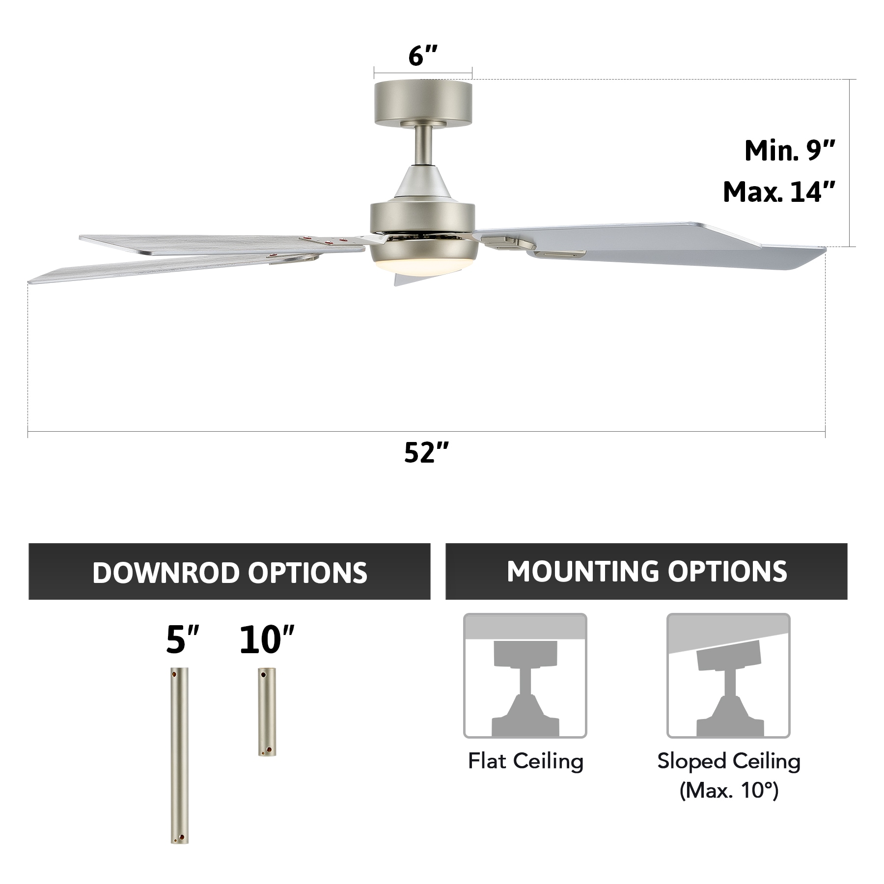 CO-Z CFN-1318-NI Ceiling-Fans - View #10