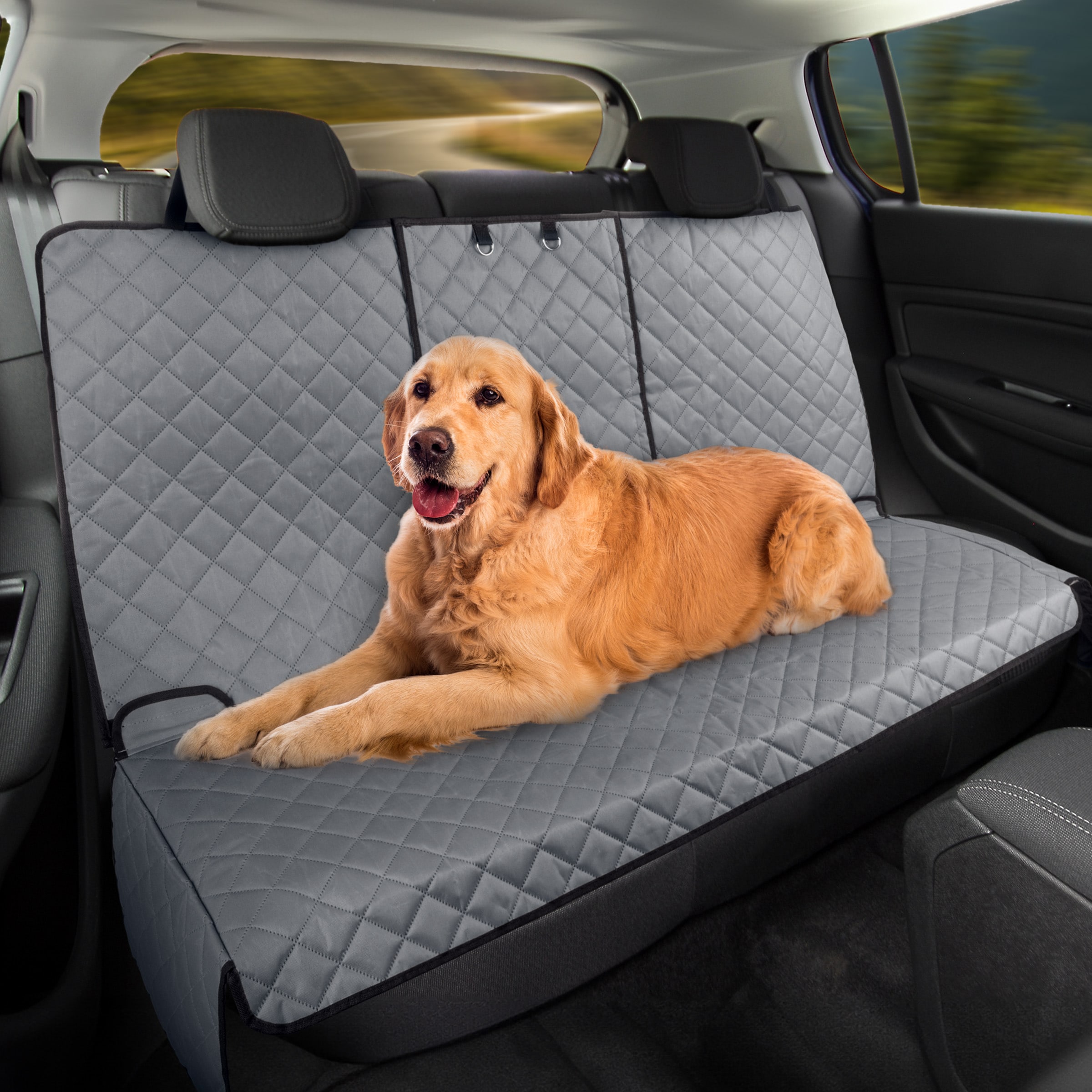 PETMAKER PET6344 Fabric Car seat cover , Gray