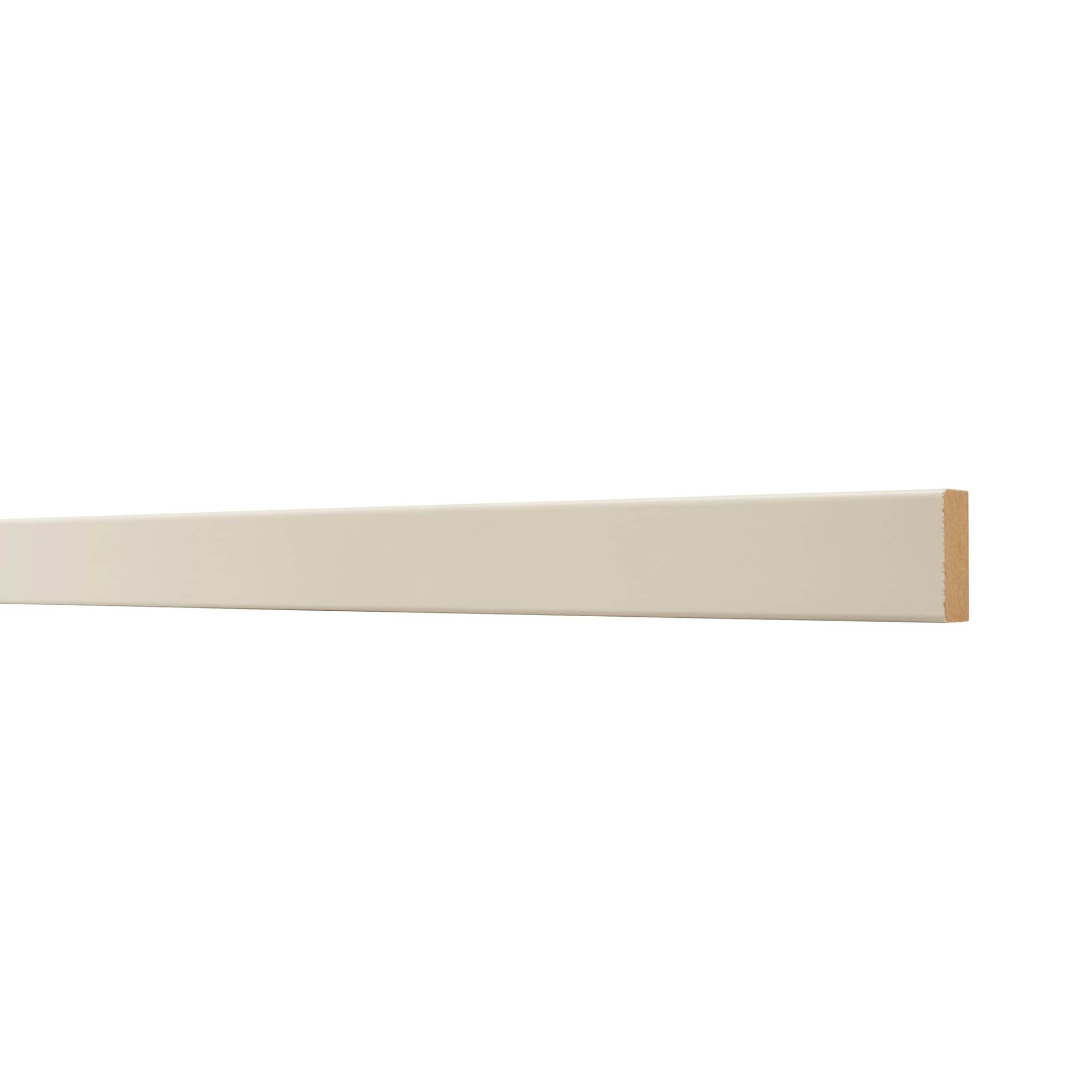 1-in x 2-in x 12-ft Radius Edge Painted Paintable MDF Board | - allen + roth E12 12 FBDWH