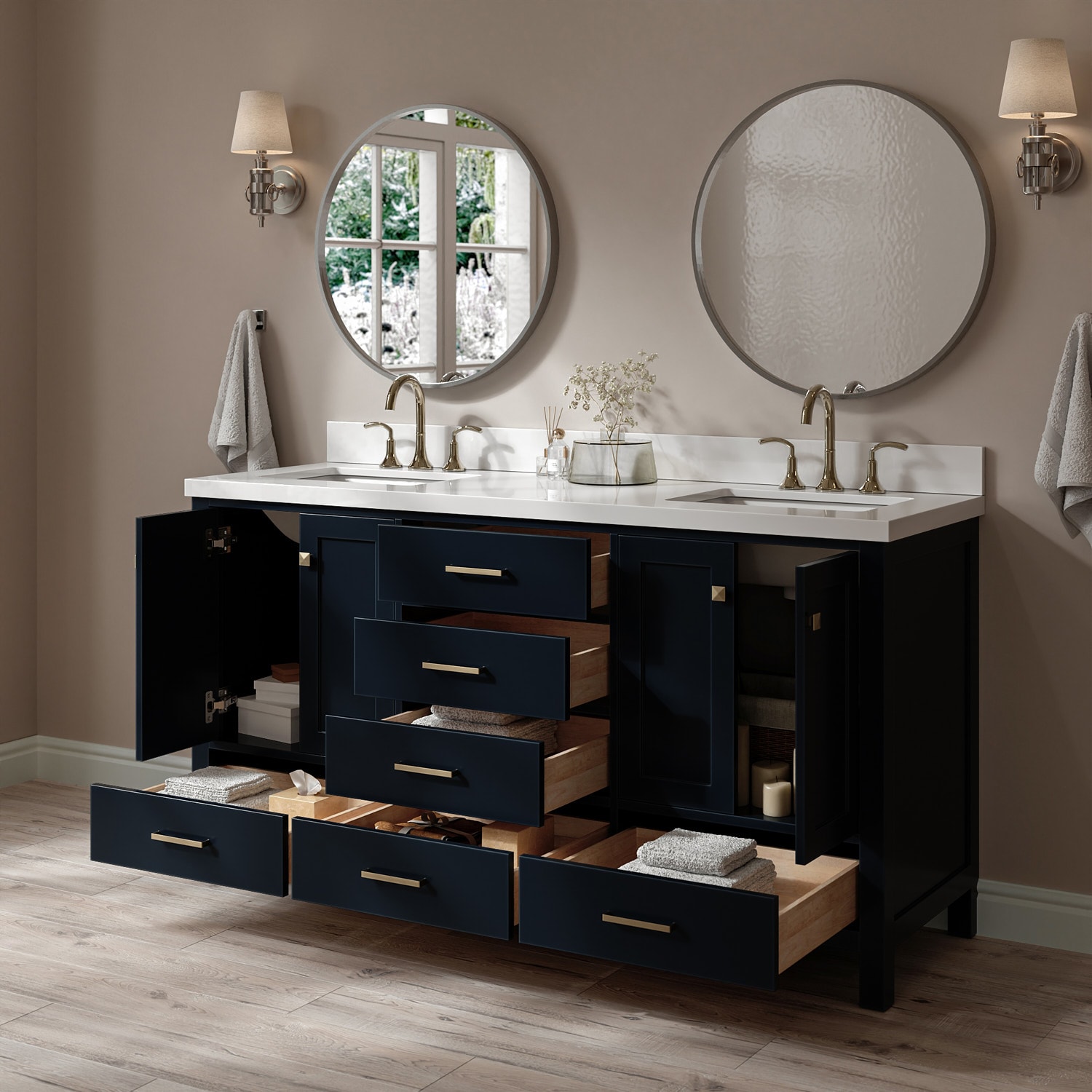 ARIEL A067DWQRVOMNB Bath-Vanity-Combo - View #3