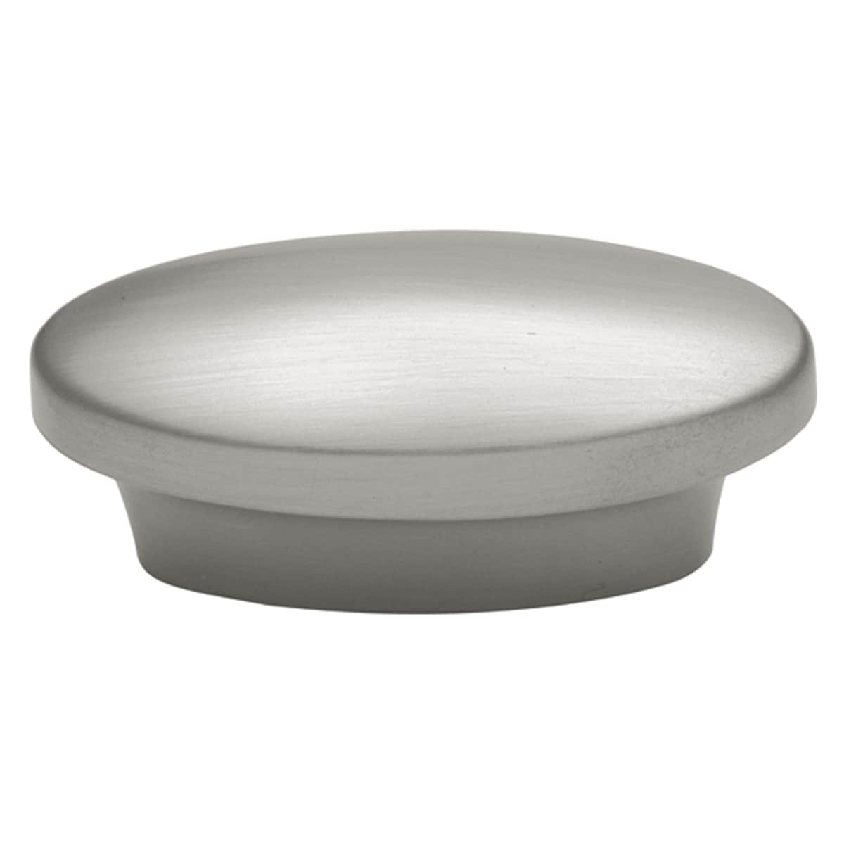 Hickory Hardware P7524-SN-25B Metropolis 1-in Satin Nickel Oval Contemporary Cabinet Knob 25 -Pack