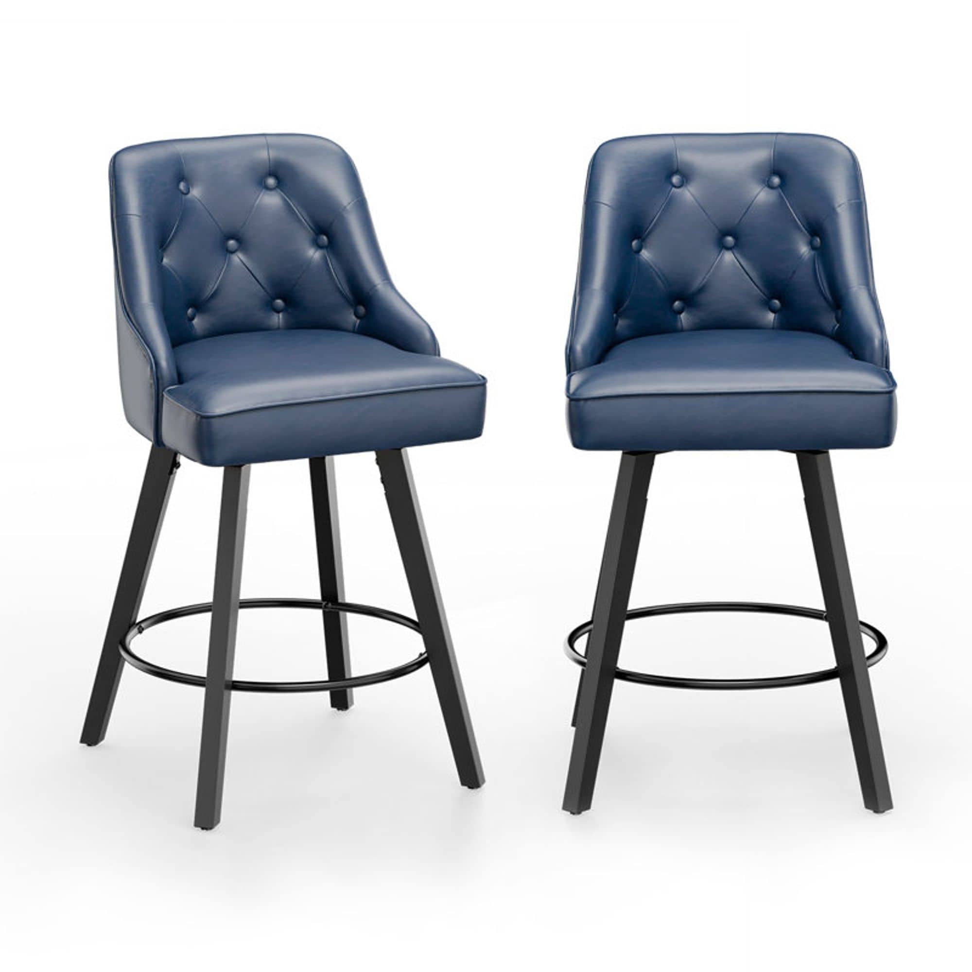 Winado  Elegant 360 Degree Swivel Bar Stool Stylish Design with Plush Cushion Sturdy Build