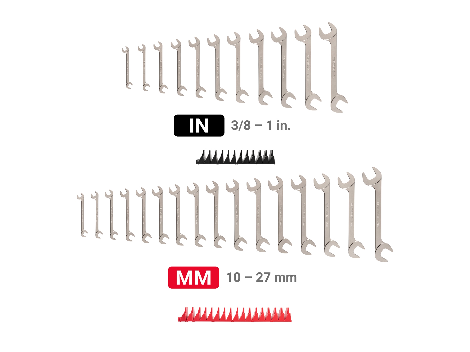 TEKTON 27-Piece Set SAE and Metric Angle Open End Wrench Includes Hard Case WAE93502 Sansujyuku sansujyuku.com