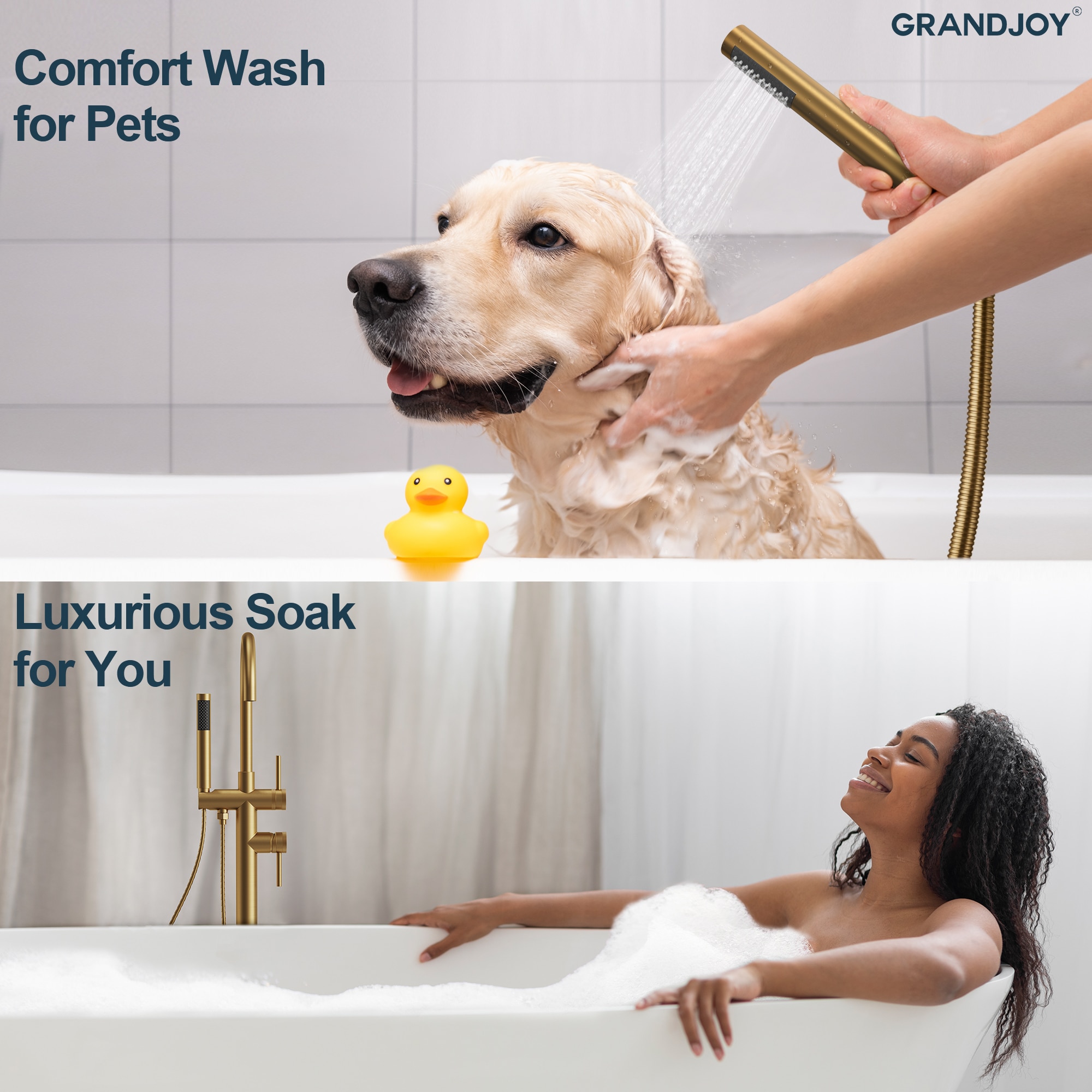 GRANDJOY SGF10GJ-93BG Roman-Tub-Faucets - View #9