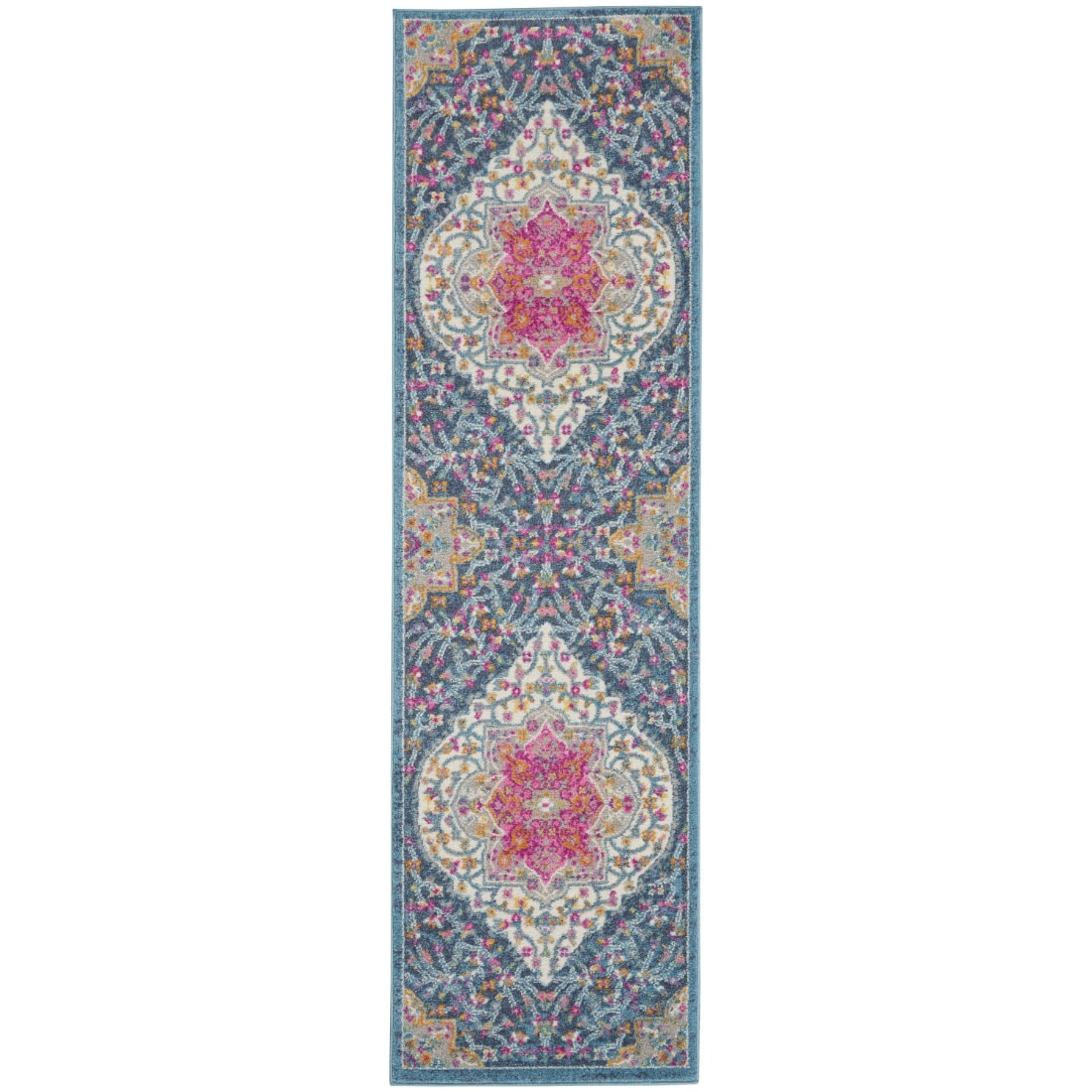 HomeRoots 4000385742 2 x 6 (ft) Loomed Polypropylene Multicolor Rectangular Indoor Runner rug