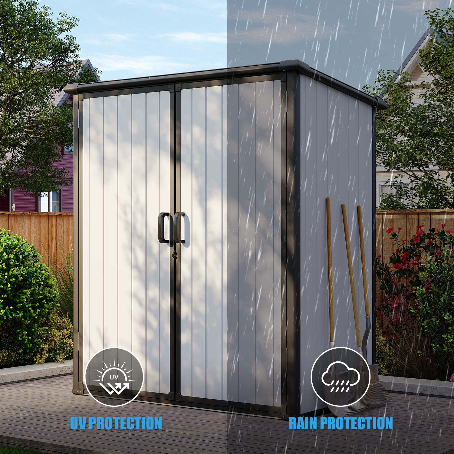 Sunmthink Z-MSD0503-30WH Vinyl-Resin-Storage-Buildings - View #8