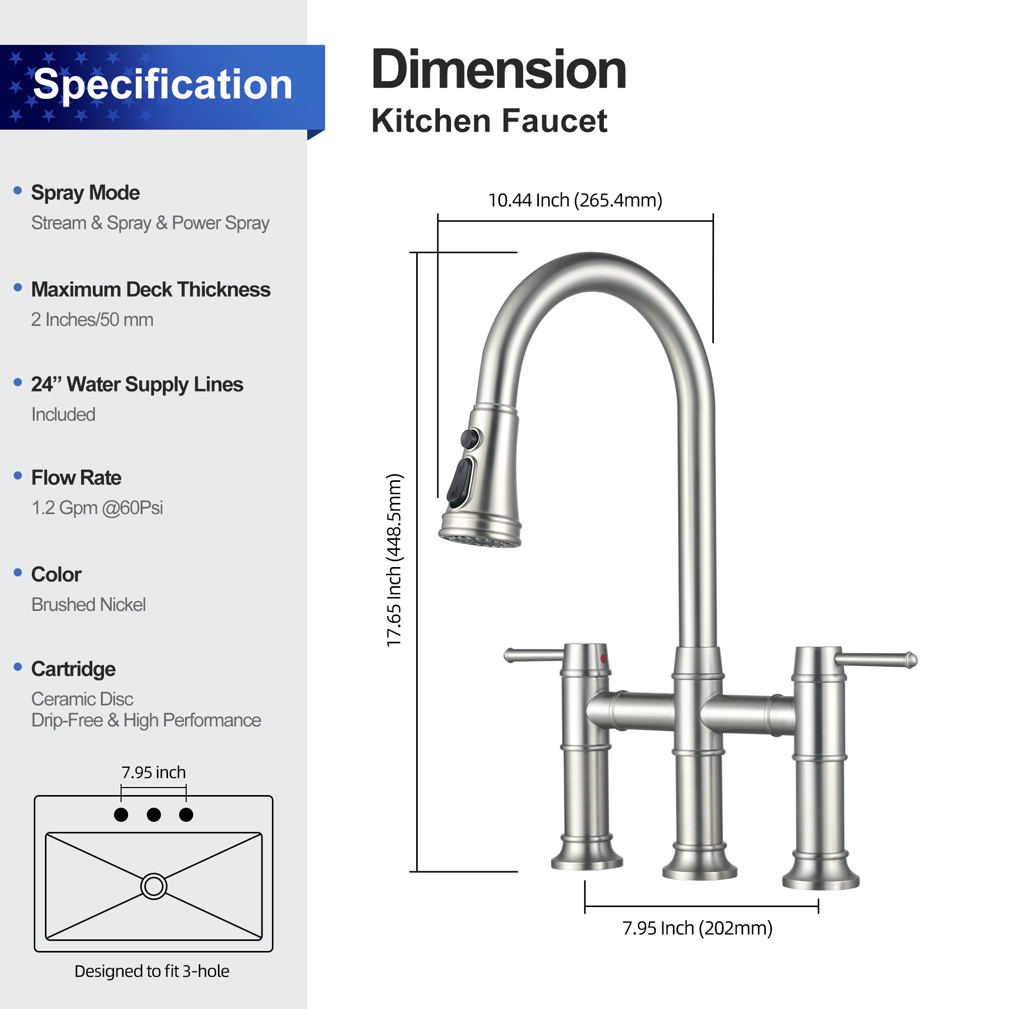 Rainlex RX6018BN Kitchen-Faucets - View #6