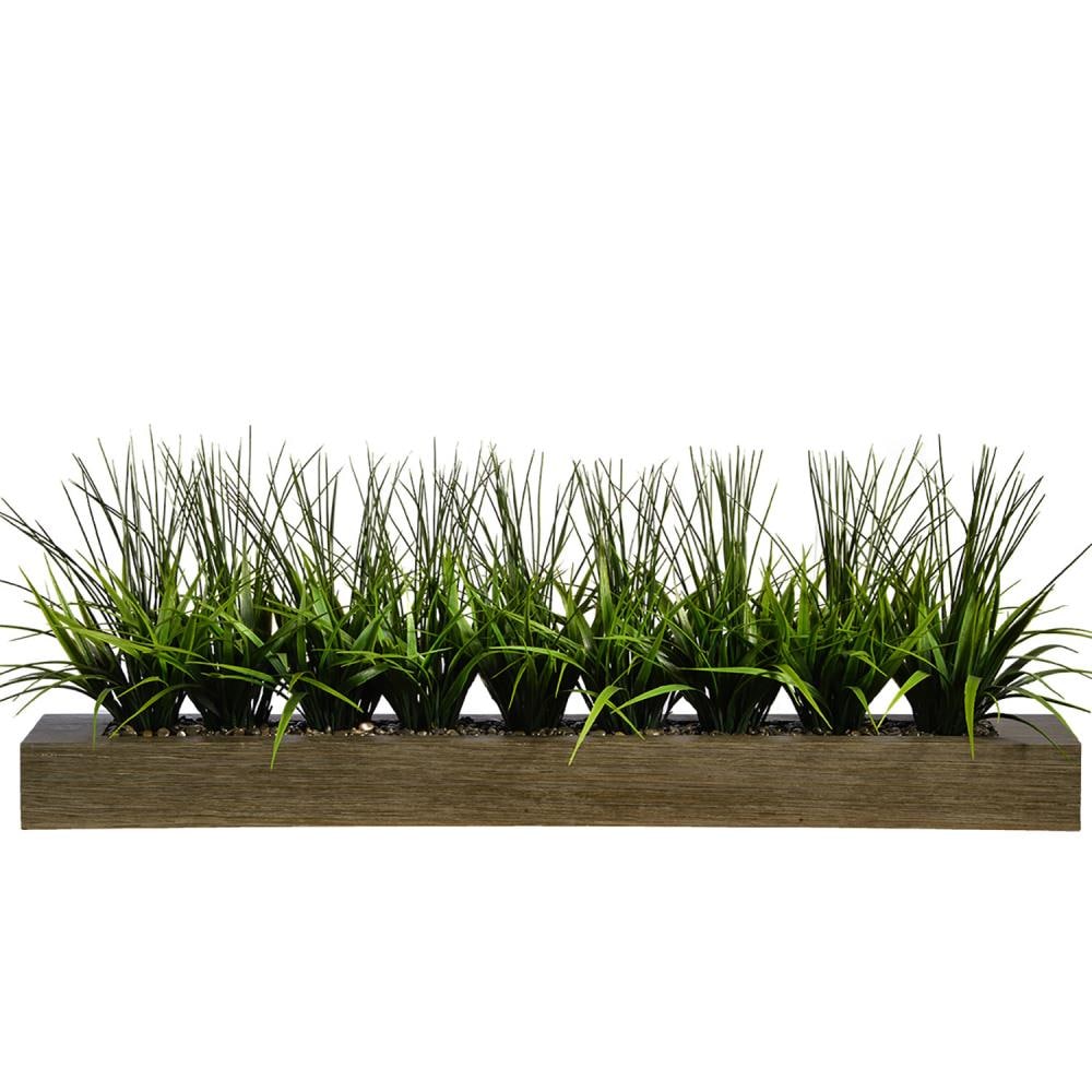 2 Orchid Grass and 10 Long Grass Artificial Plastic Plants Flowers Landscep 